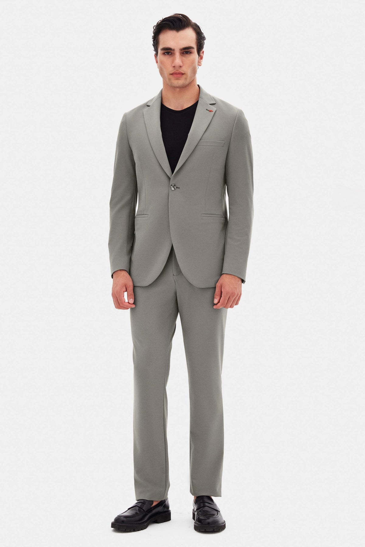 COSTUM CASUAL SLIM FIT TWN  - Bej