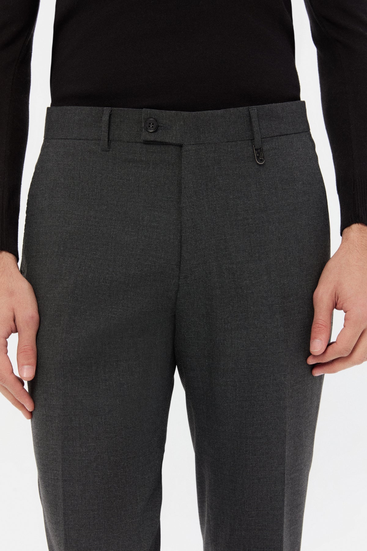 PANTALONI SLIM FIT TWN  - Antracit