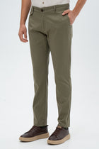 PANTALONI CHINO SLIM FIT TWN  - Verde Închis