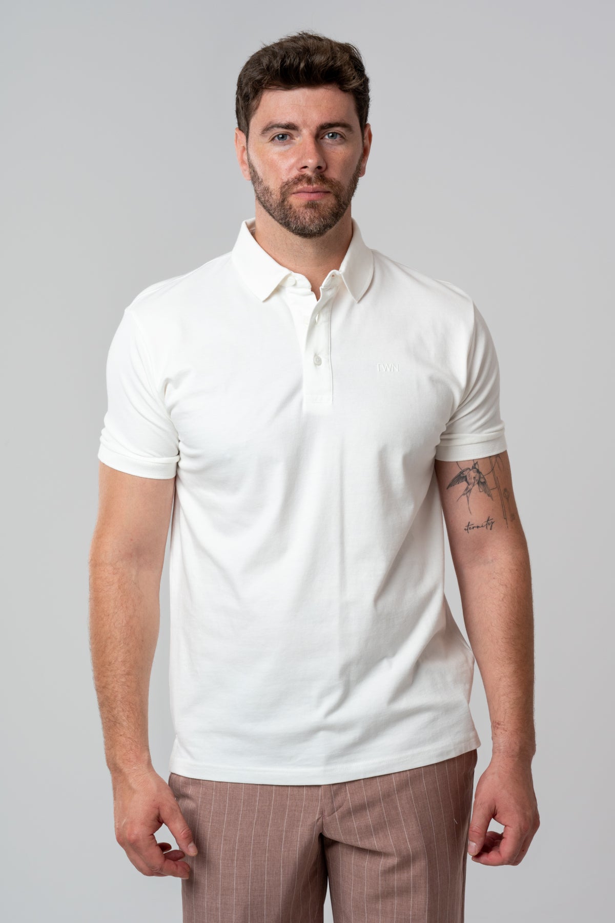 TRICOU SLIM FIT TWN  - Alb