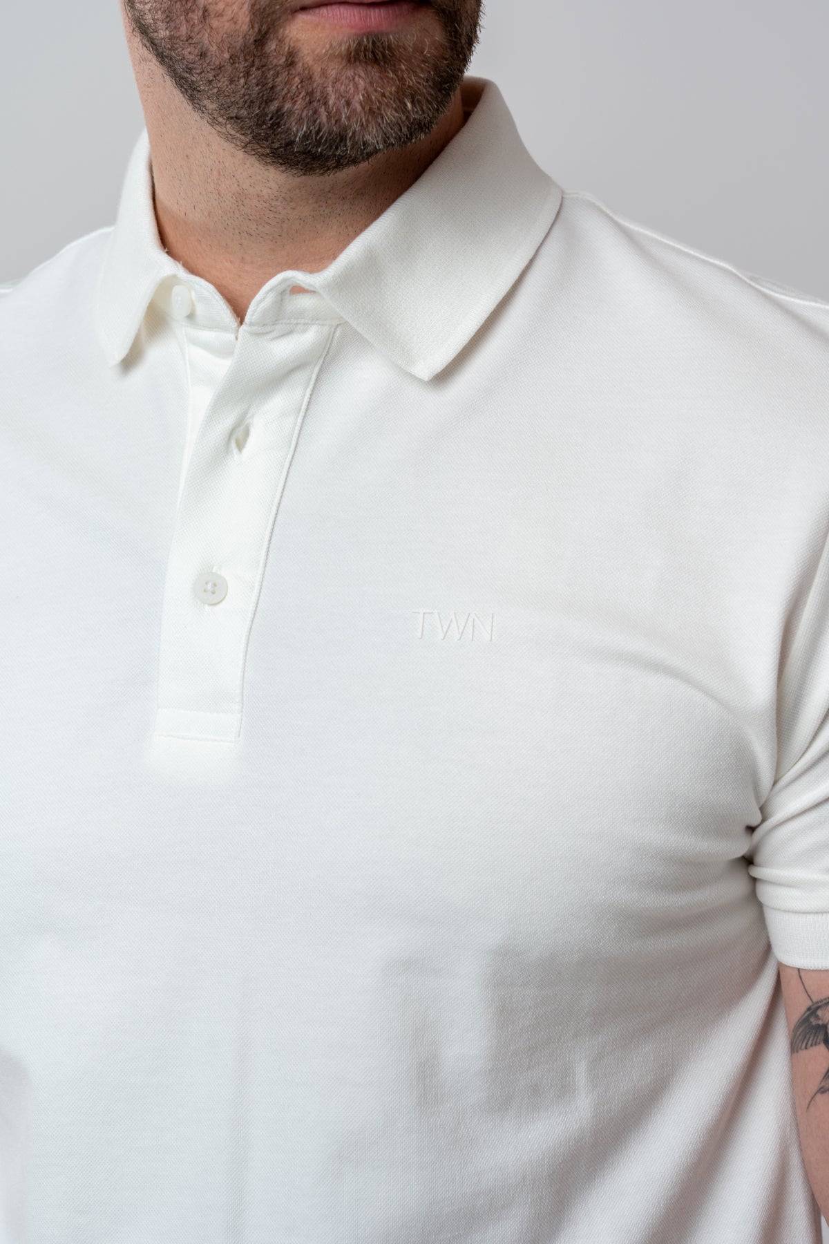TRICOU SLIM FIT TWN  - Alb