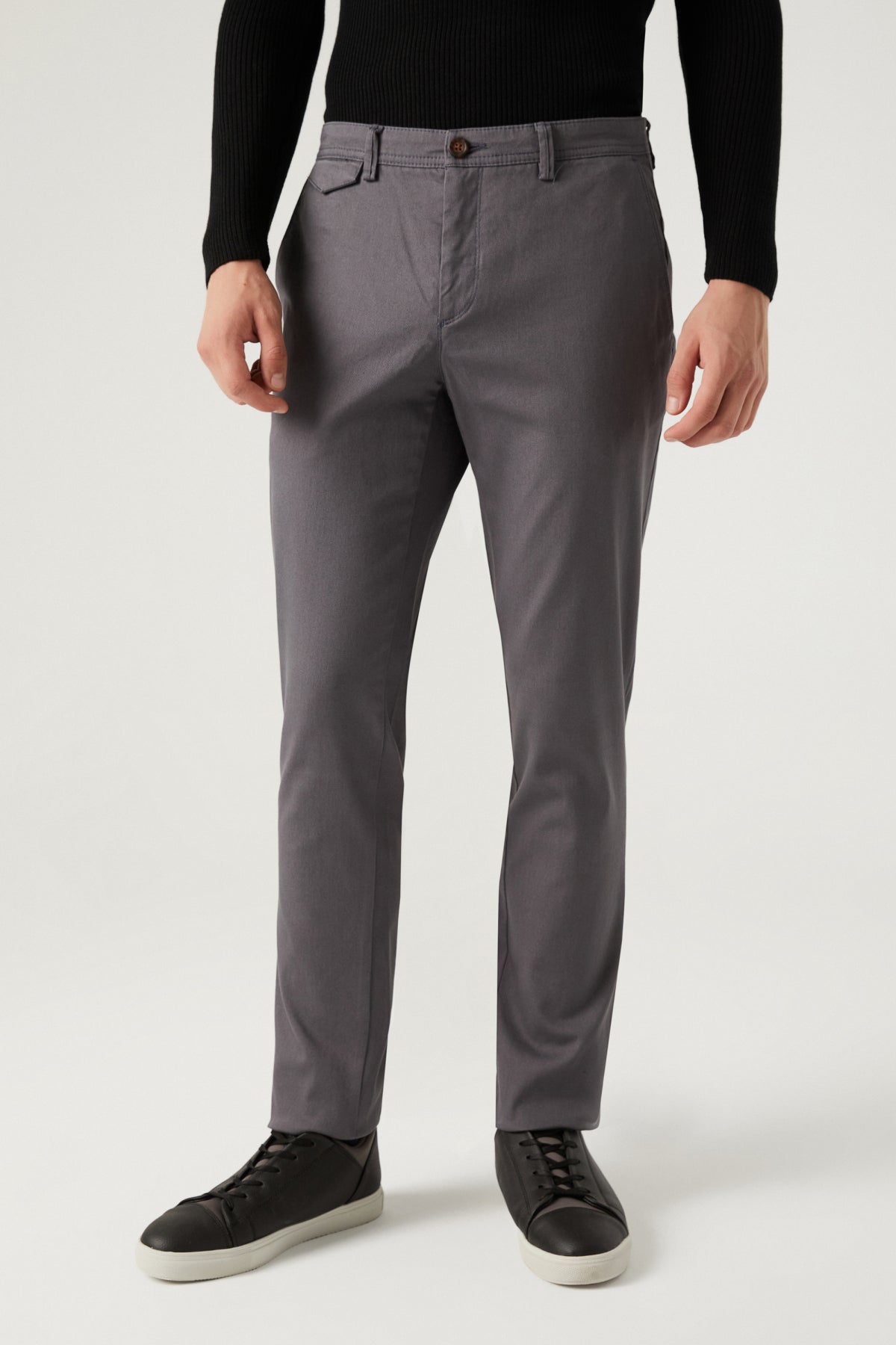 PANTALONI CHINO SLIM FIT TWN  - Antracit