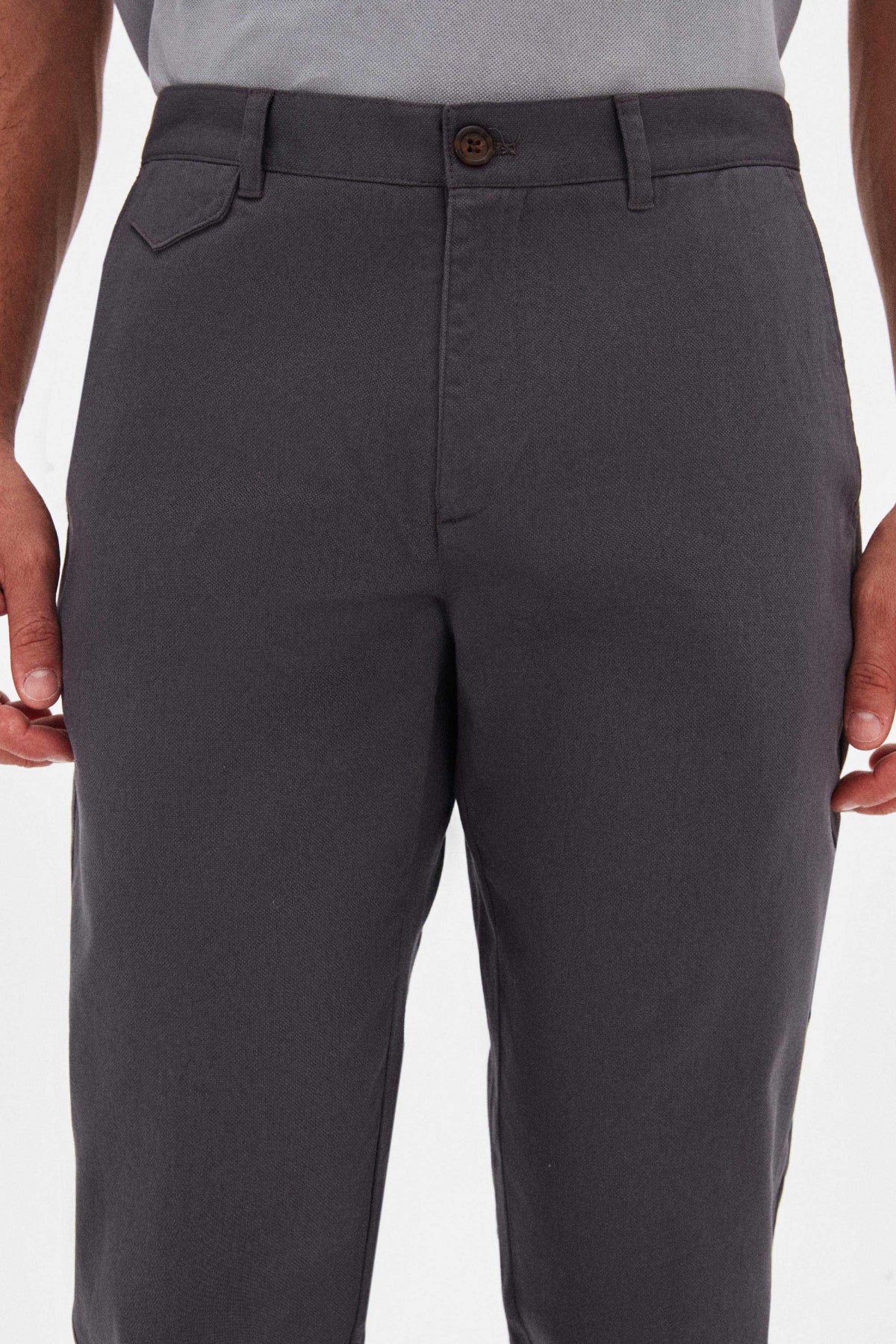 PANTALONI CHINO SLIM FIT TWN  - Antracit