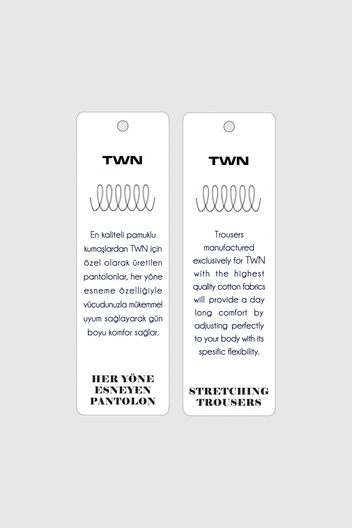 PANTALONI CHINO SLIM FIT TWN  - Antracit