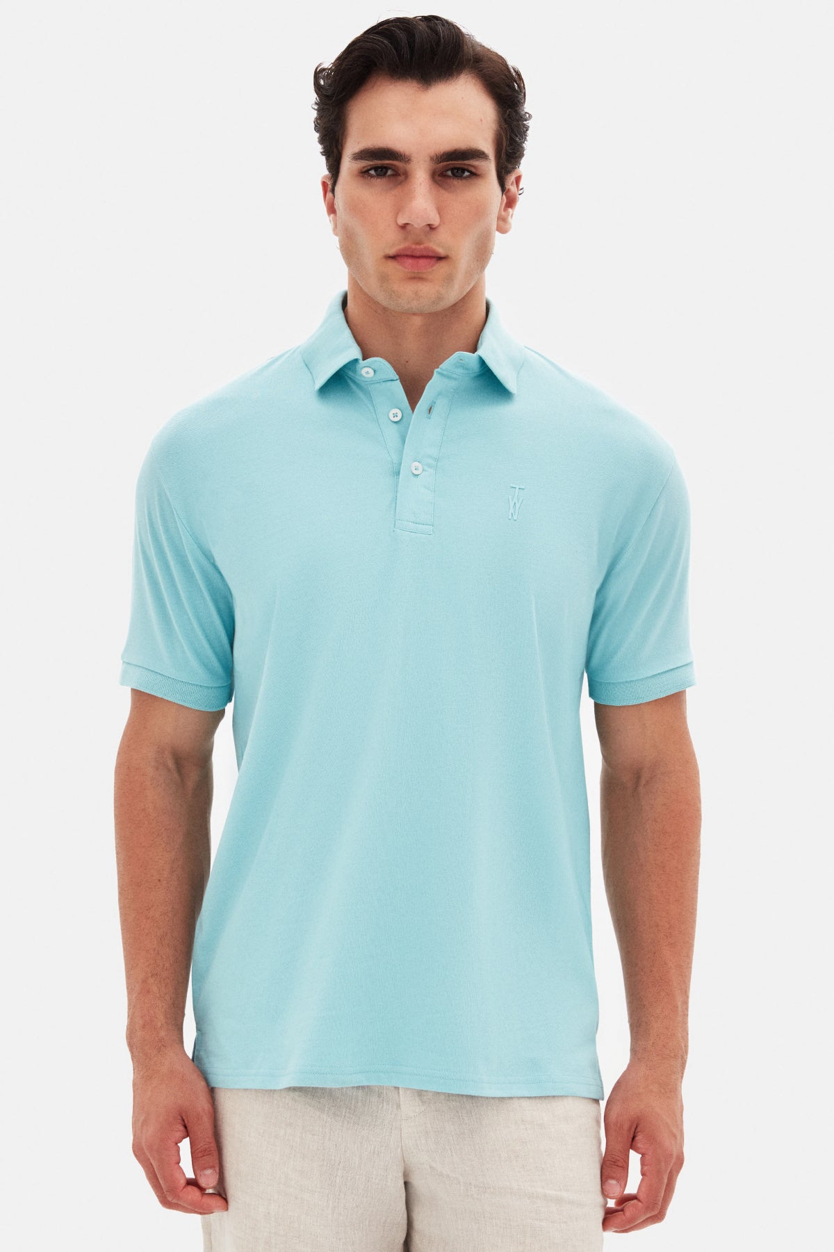 TRICOU SLIM FIT TWN  - Aqua