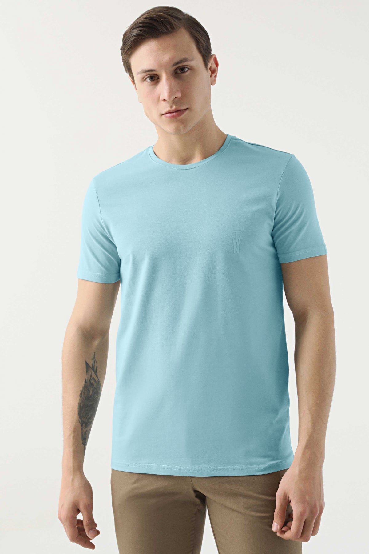 TRICOU SLIM FIT TWN  - Aqua