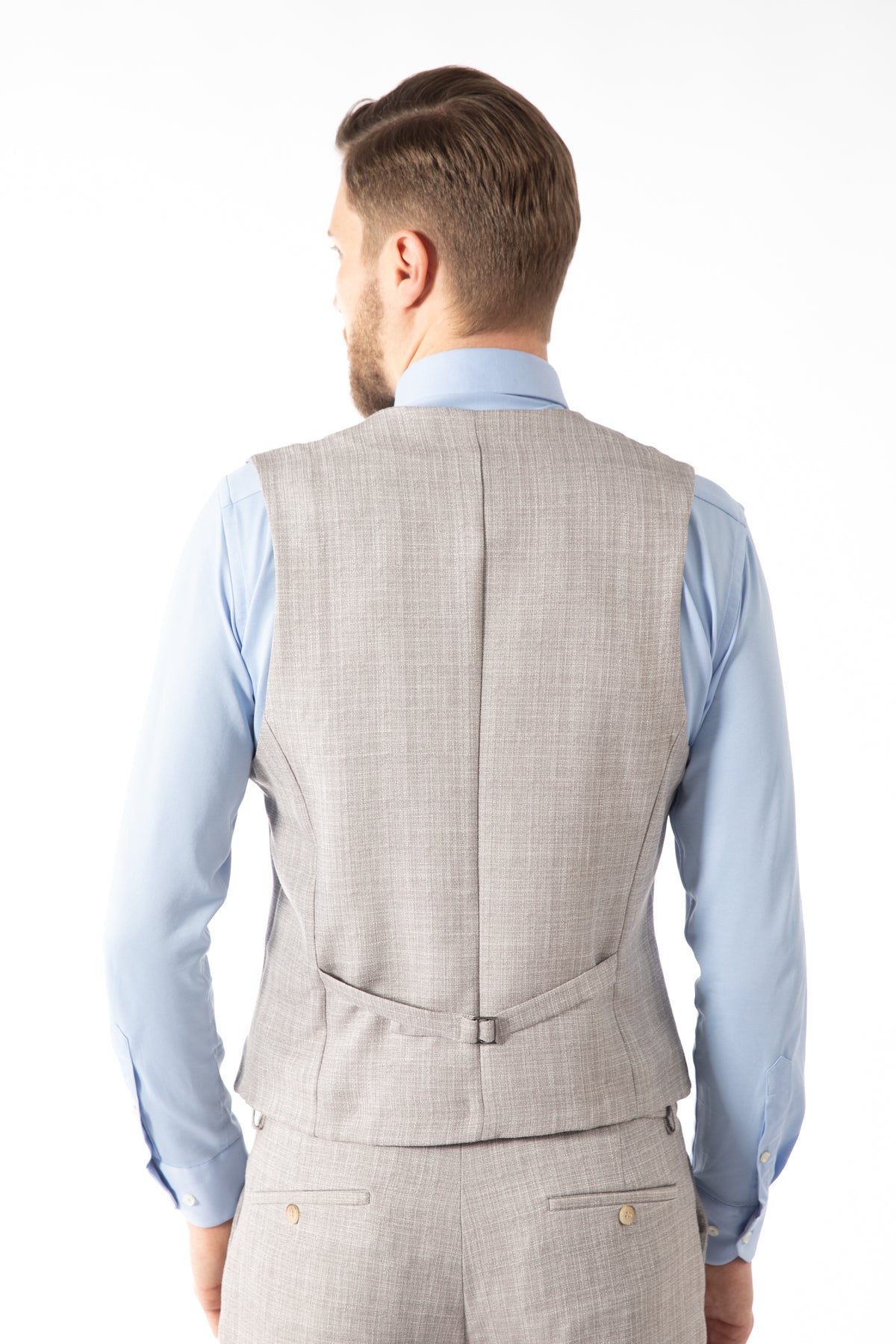 COSTUM SLIM FIT TWN  - Bej