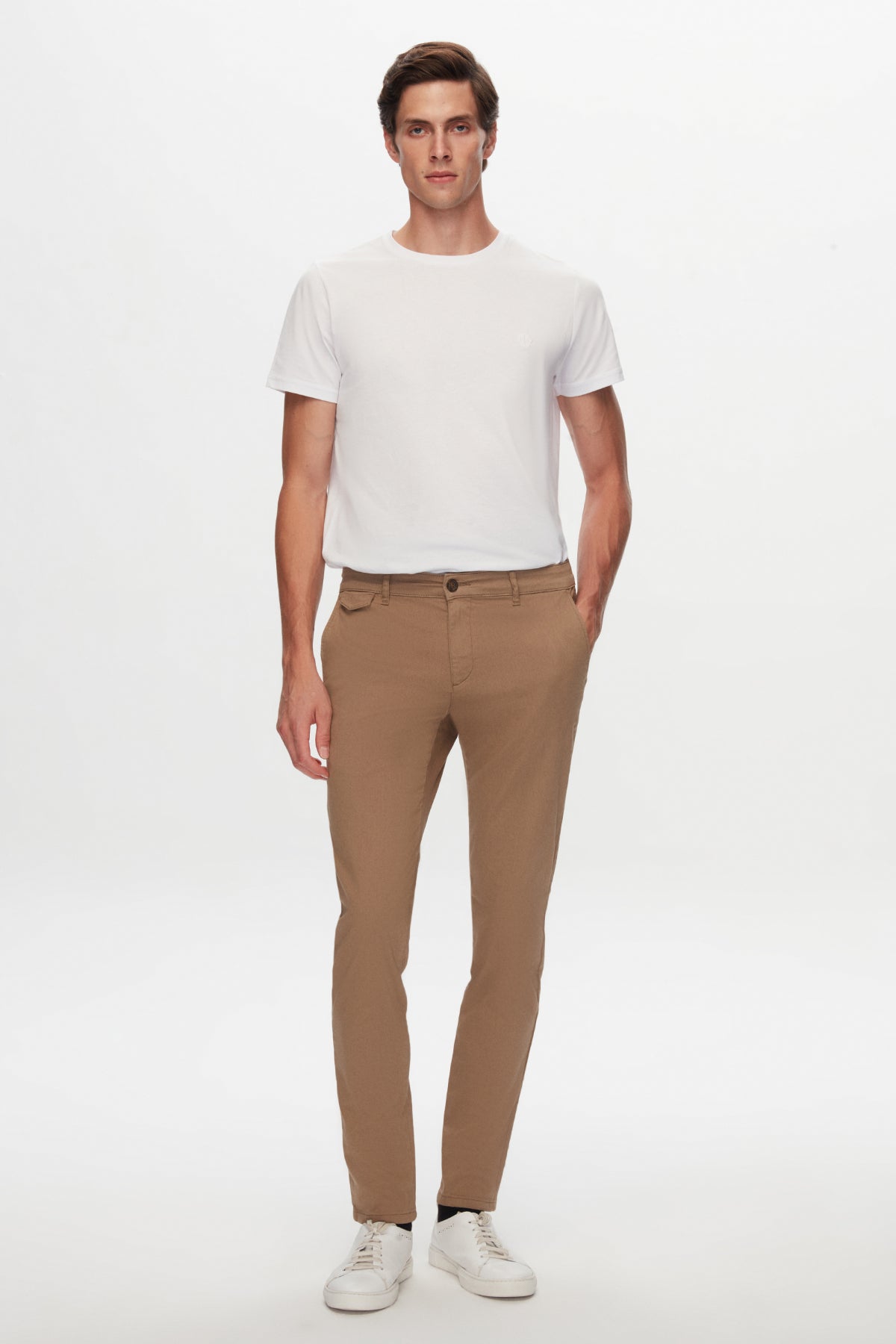 PANTALONI CHINO SLIM FIT TWN  - Bej