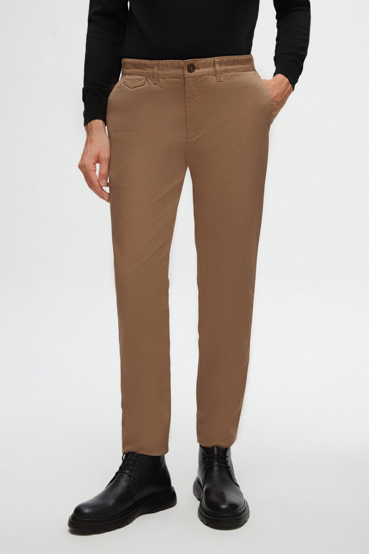 PANTALONI CHINO SLIM FIT TWN  - Bej