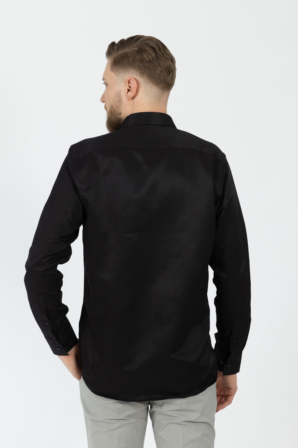 CAMASA SLIM FIT TWN  - Negru
