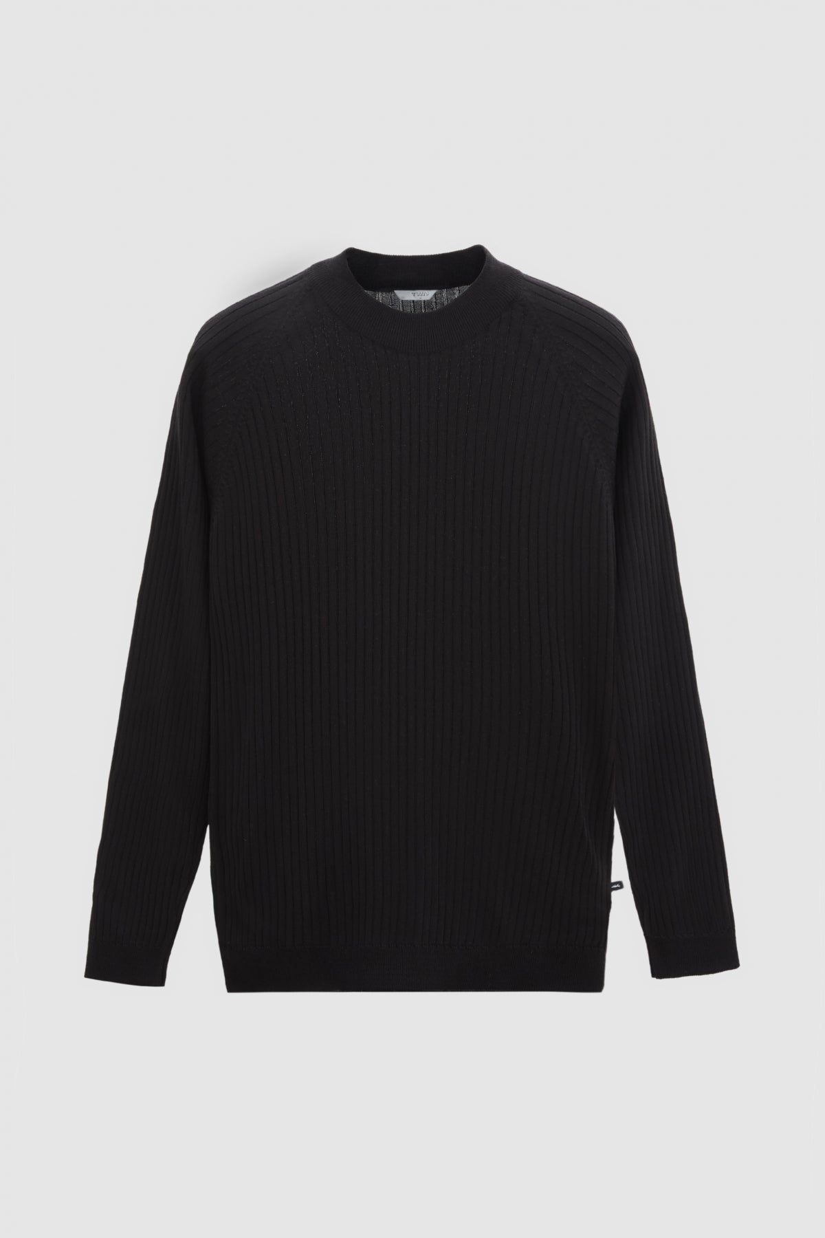 PULOVER SLIM FIT TWN  - Negru