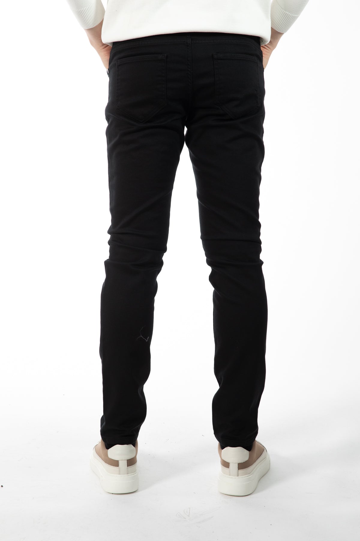 PANTALONI CHINO SLIM FIT TWN  - Negru