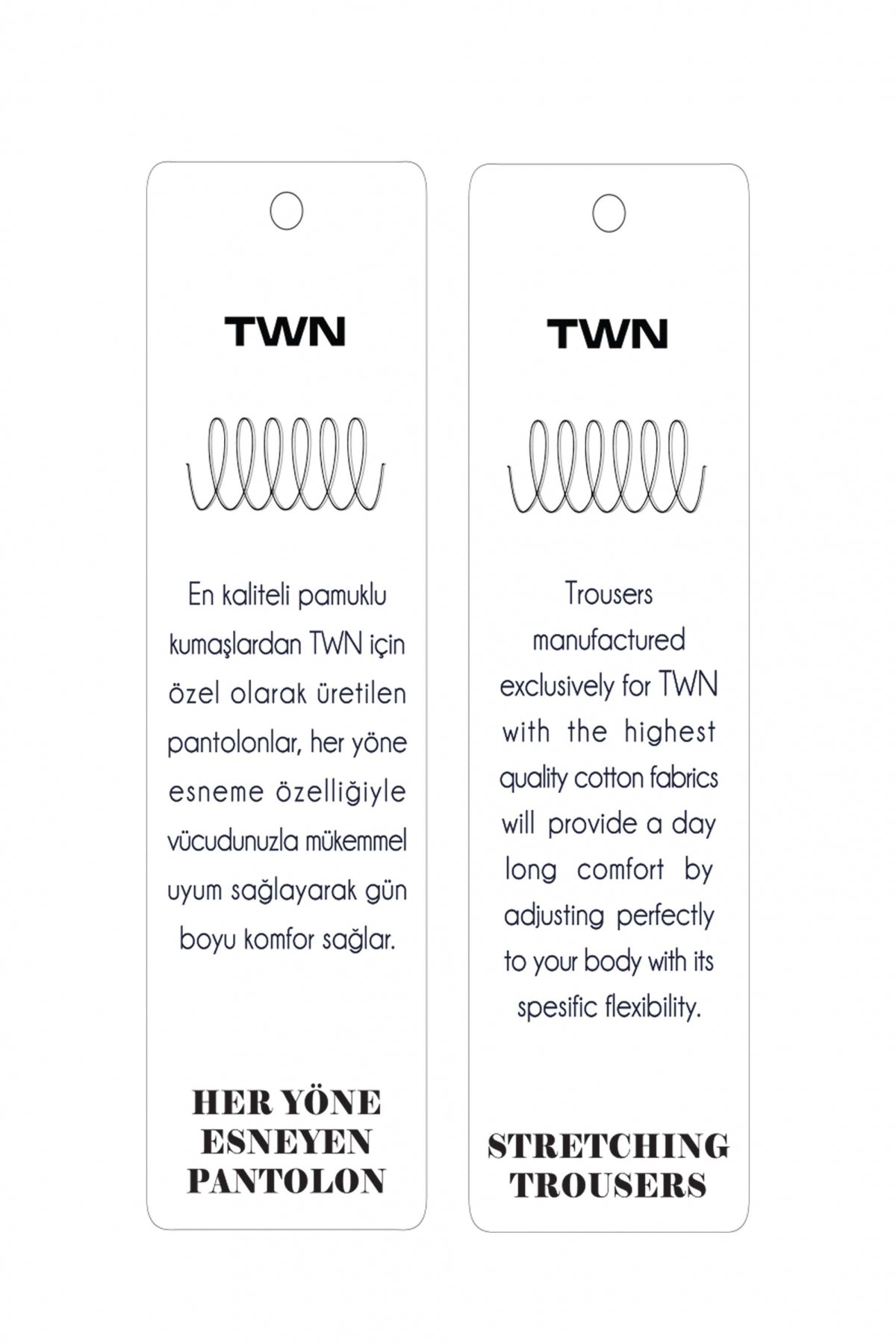 PANTALONI CHINO SLIM FIT TWN  - Negru