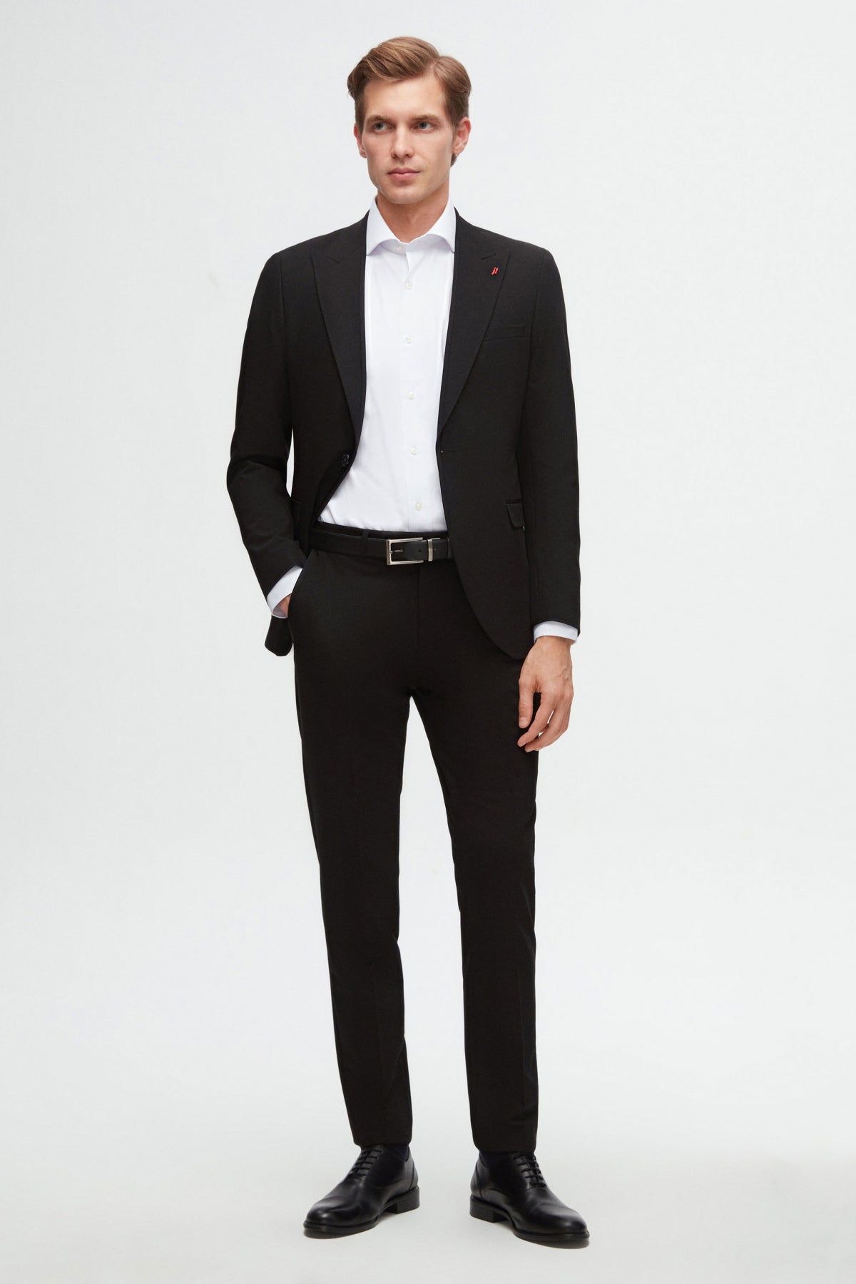 COSTUM SLIM FIT  TWN  - Negru