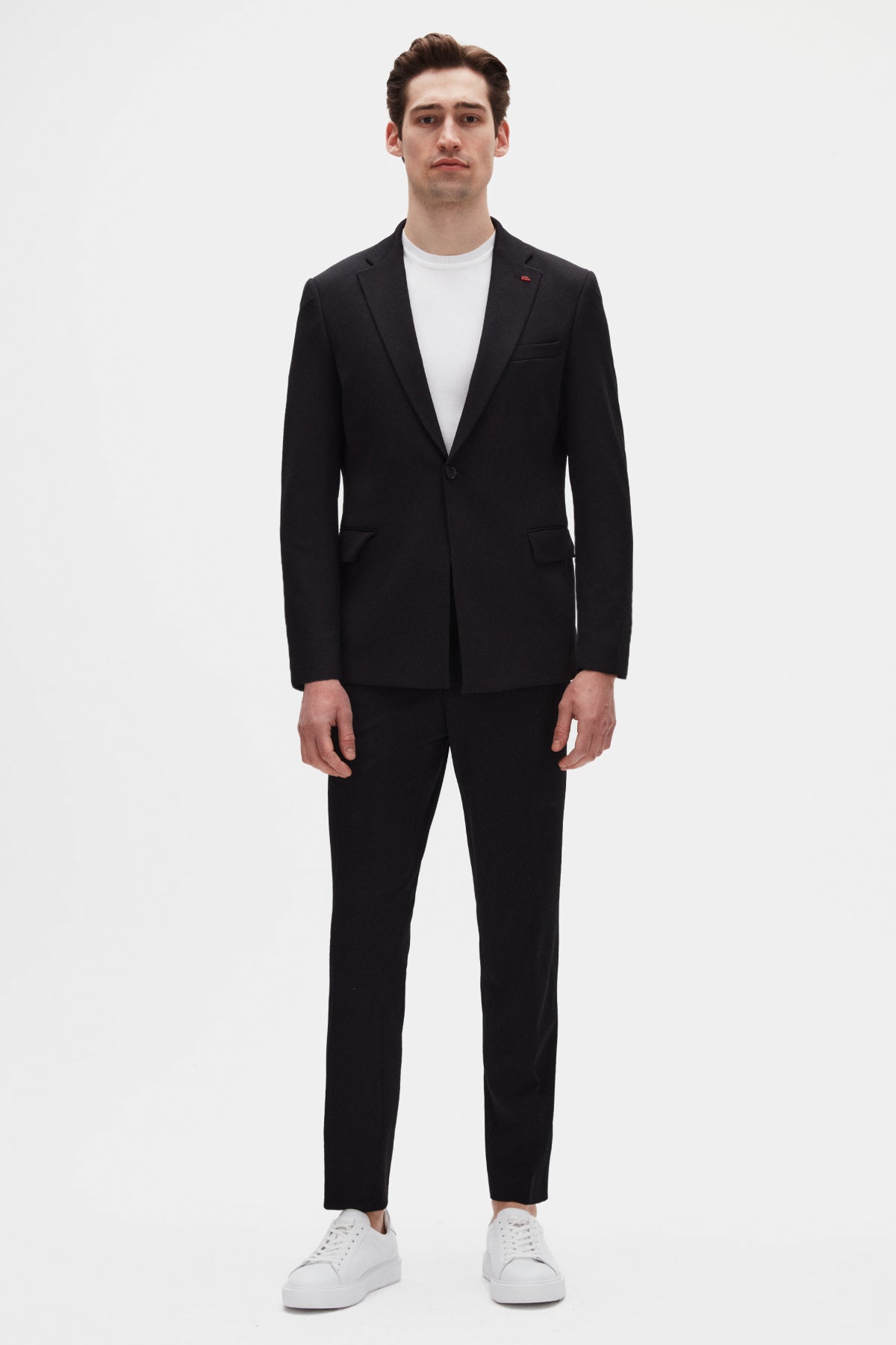 COSTUM TWN SLIM FIT  - Negru