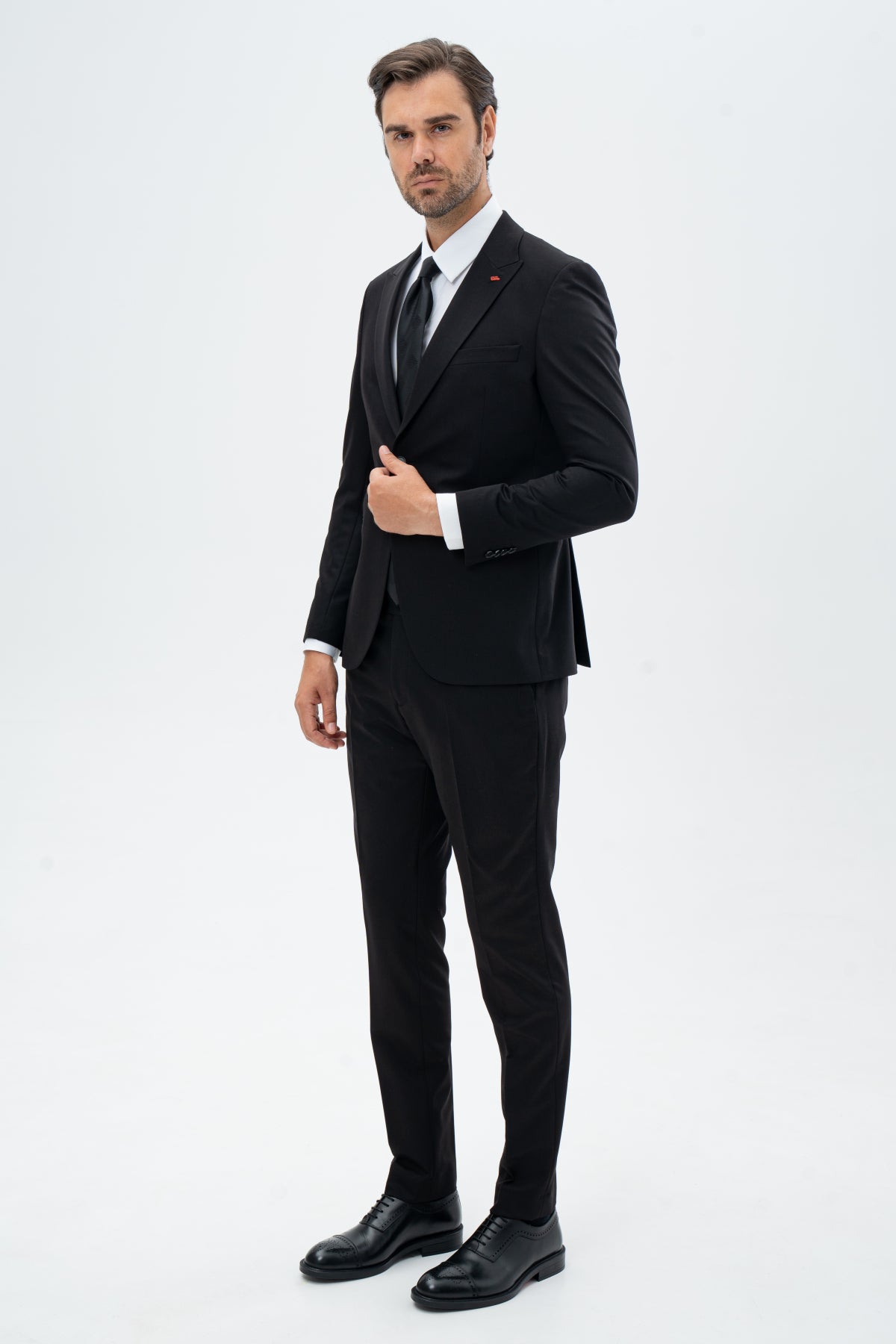 COSTUM SLIM FIT TWN  - Negru