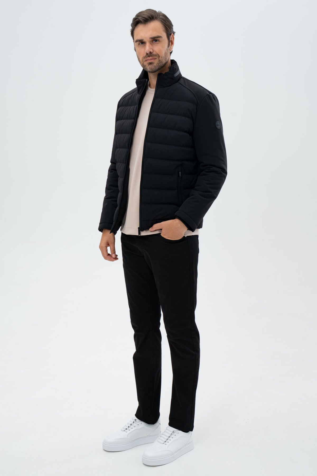 GEACA RELAXED FIT TWN  - Negru