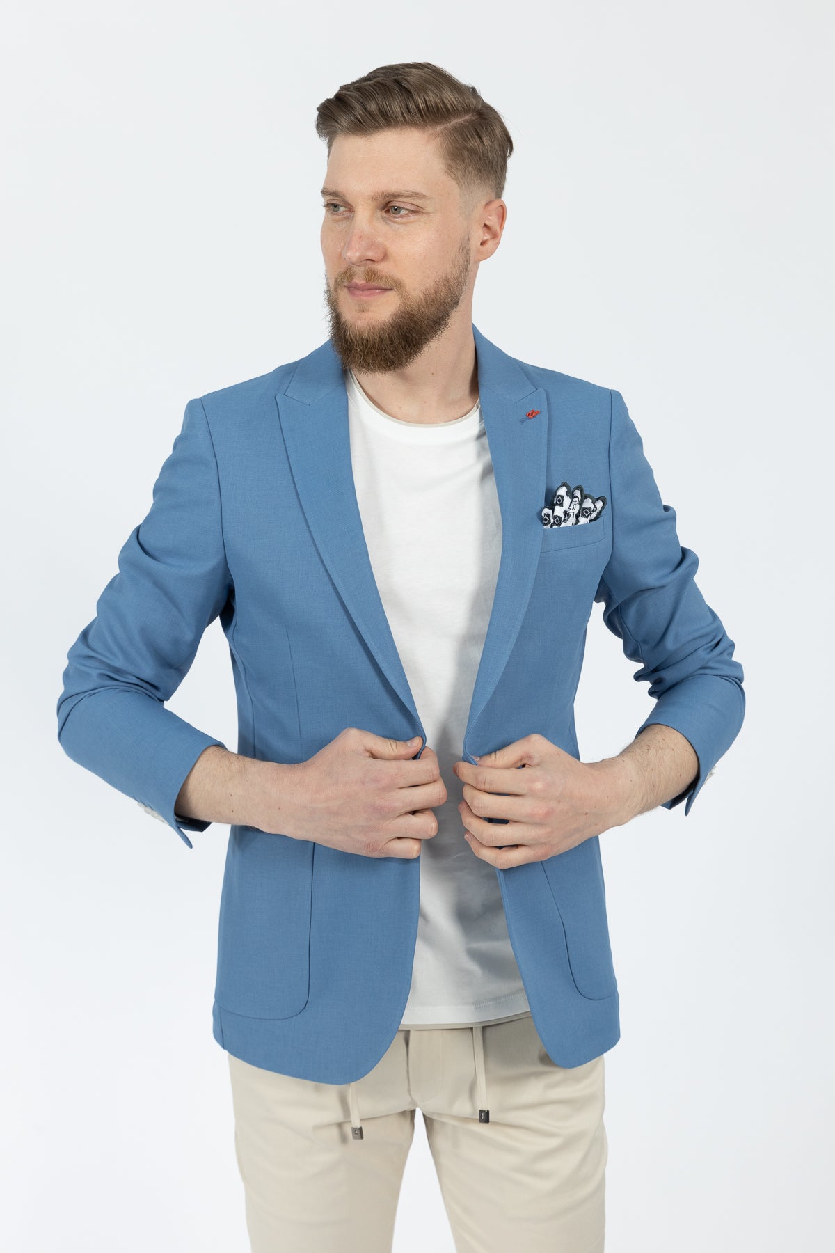 SACOU SLIM FIT TWN  - Albastru