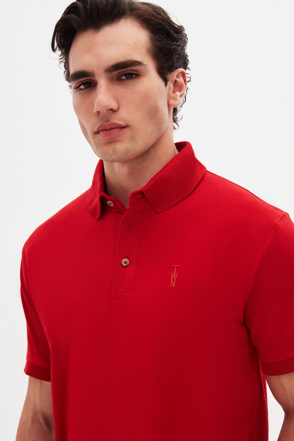 TRICOU SLIM FIT TWN  - Roșu