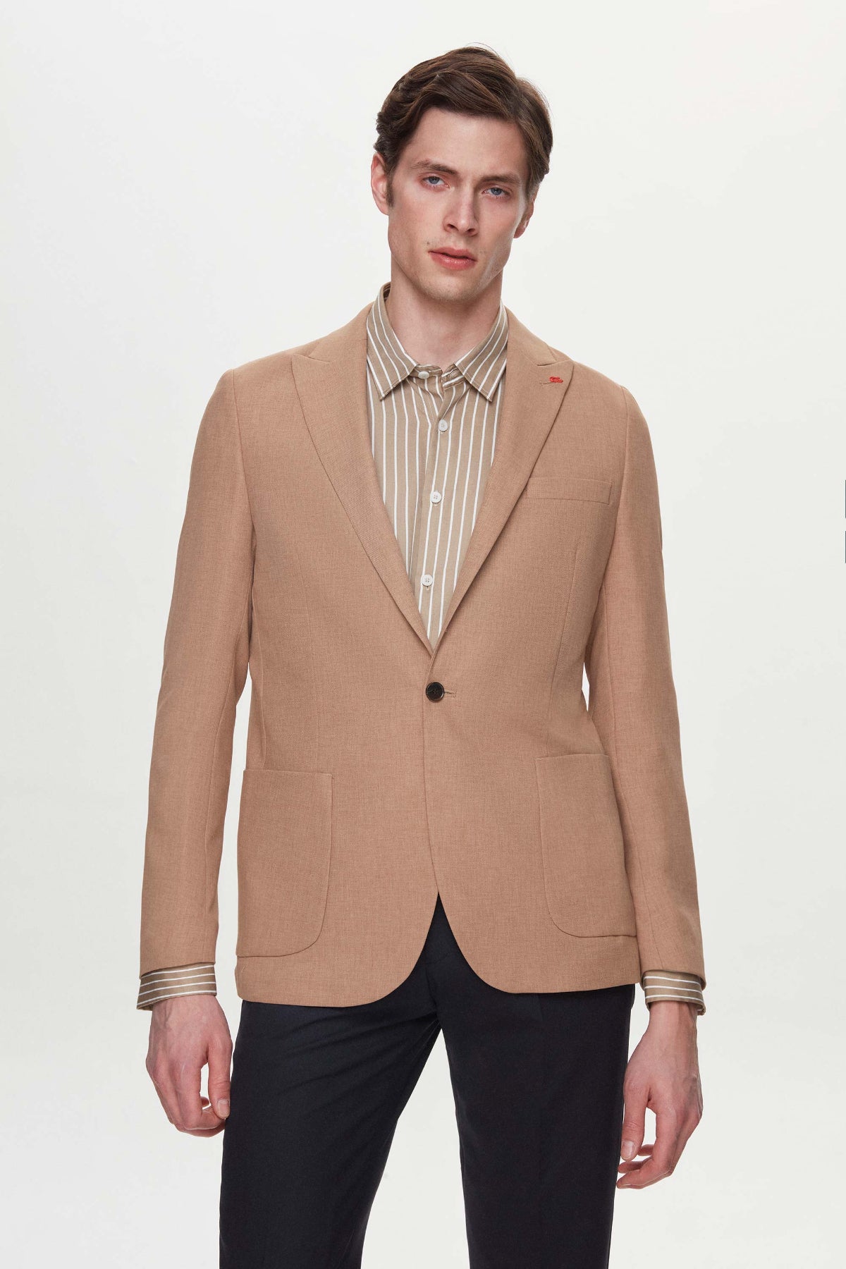 SACOU SLIM FIT TWN  - Maro