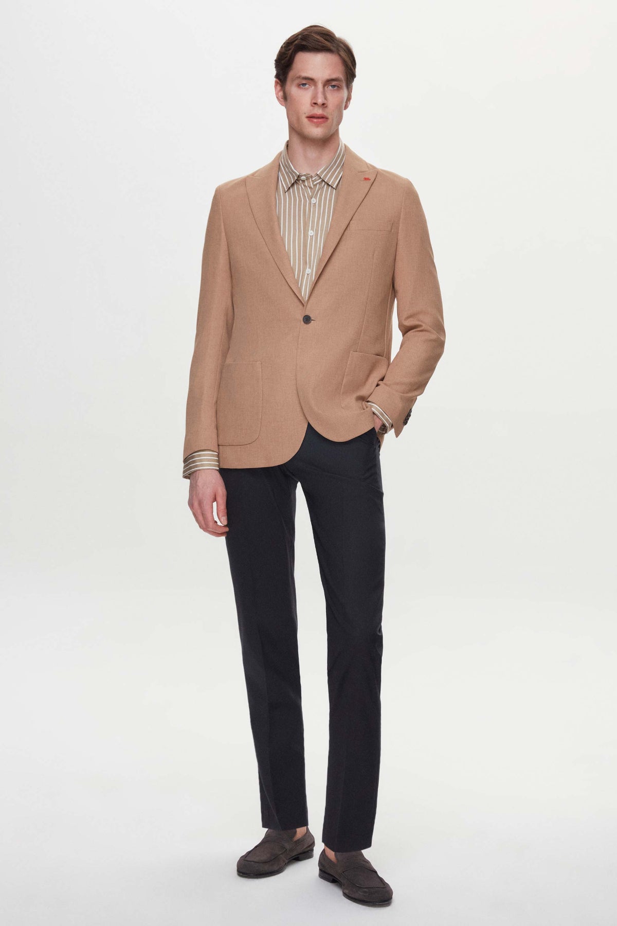 SACOU SLIM FIT TWN  - Maro
