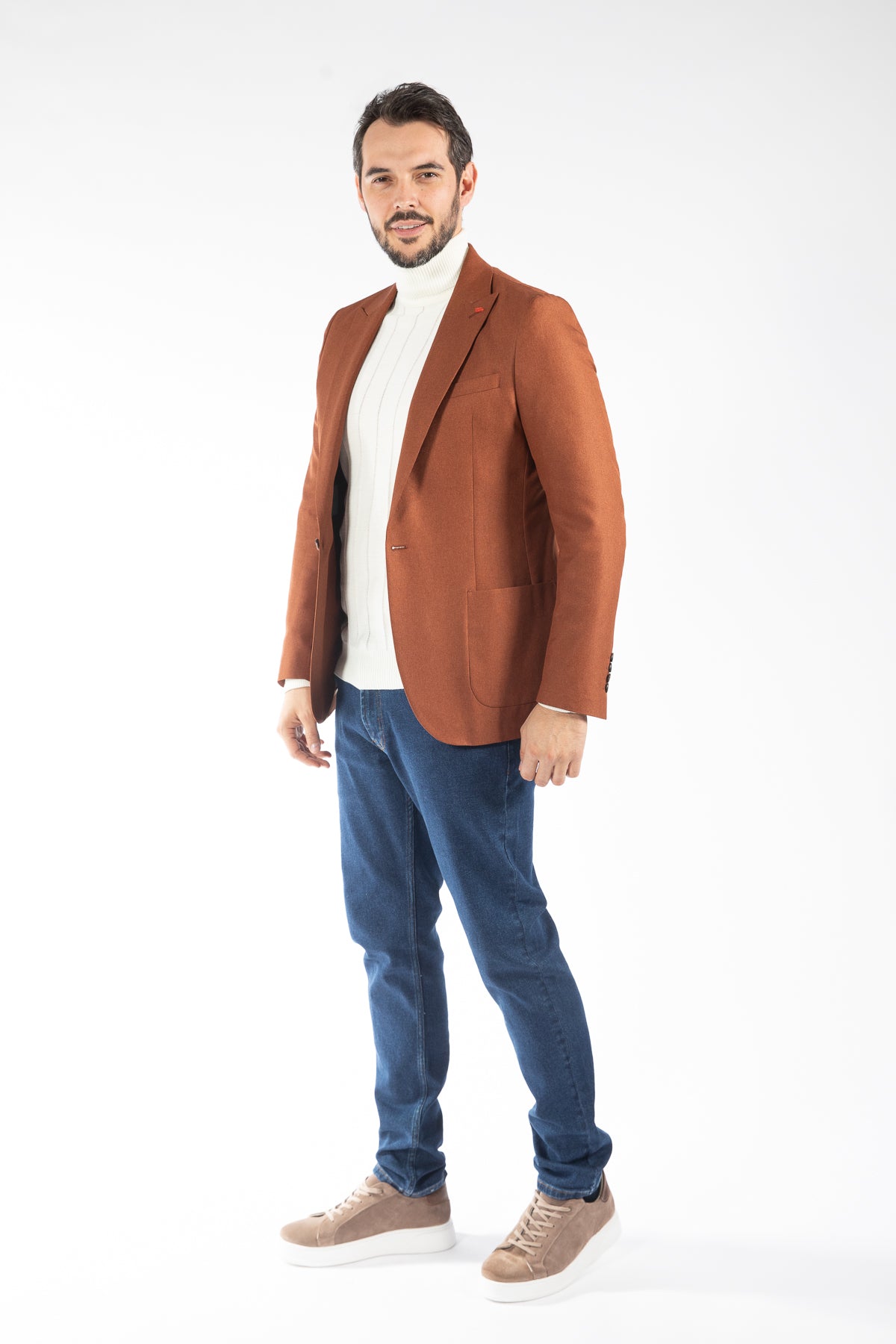 SACOU   SLIM FIT TWN  - Portocaliu
