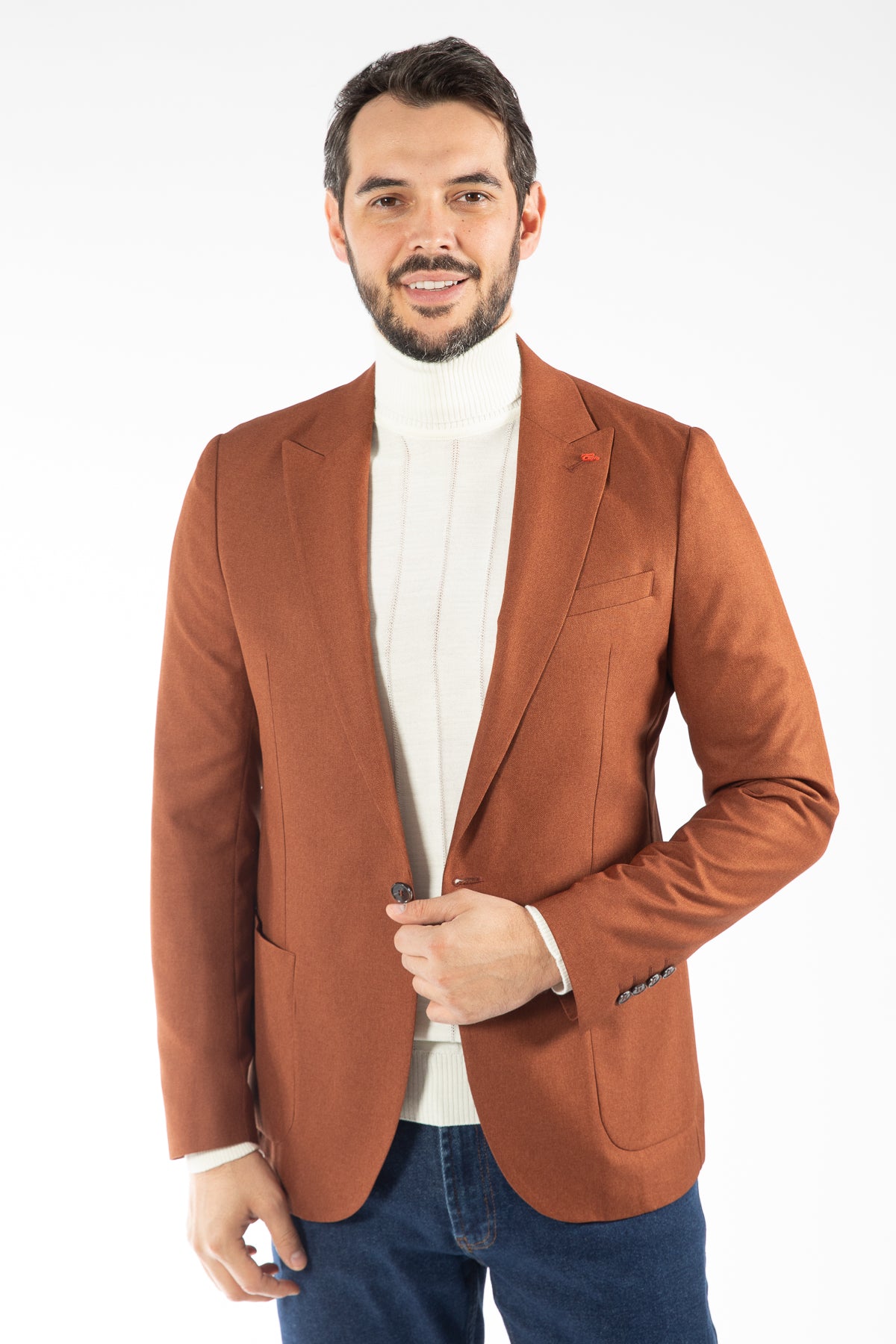 SACOU   SLIM FIT TWN  - Portocaliu
