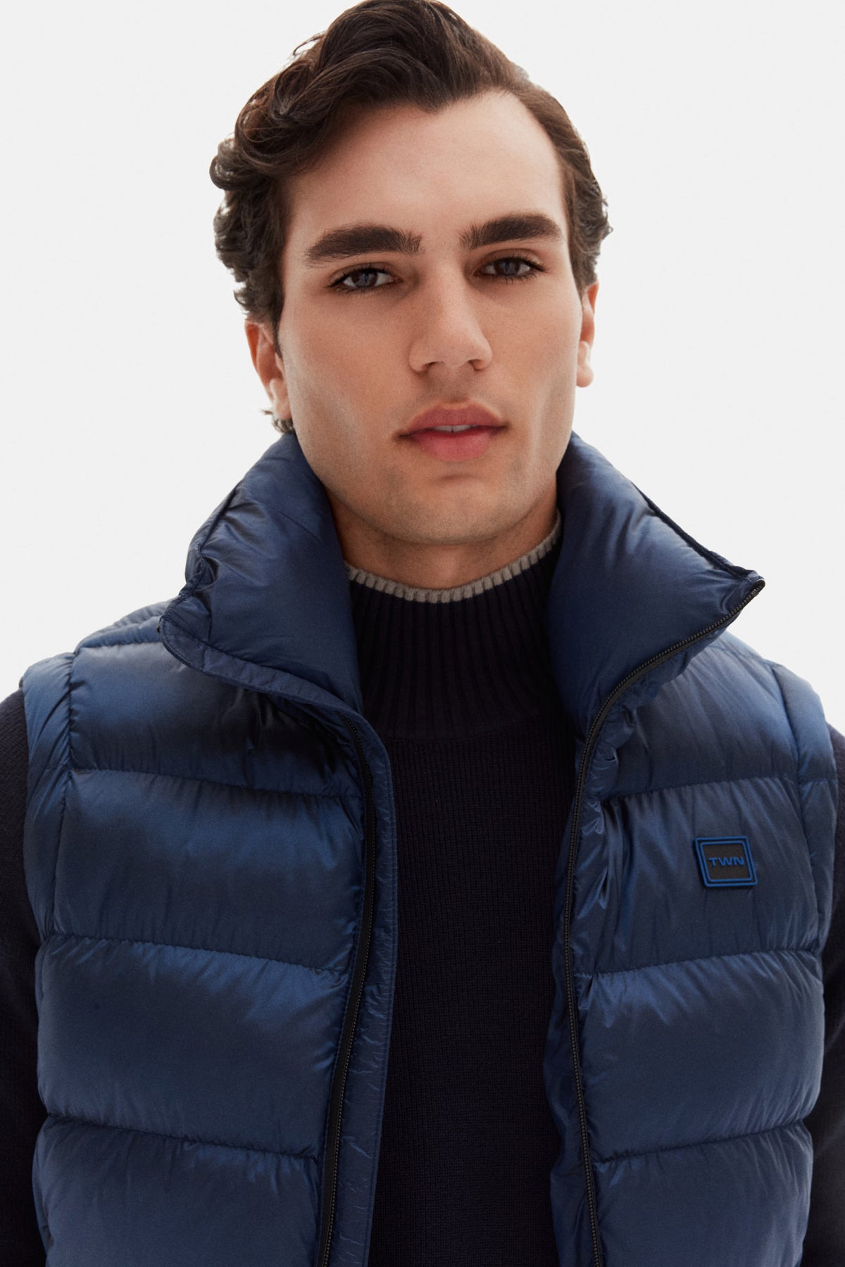 GEACA SLIM FIT TWN  - Albastru
