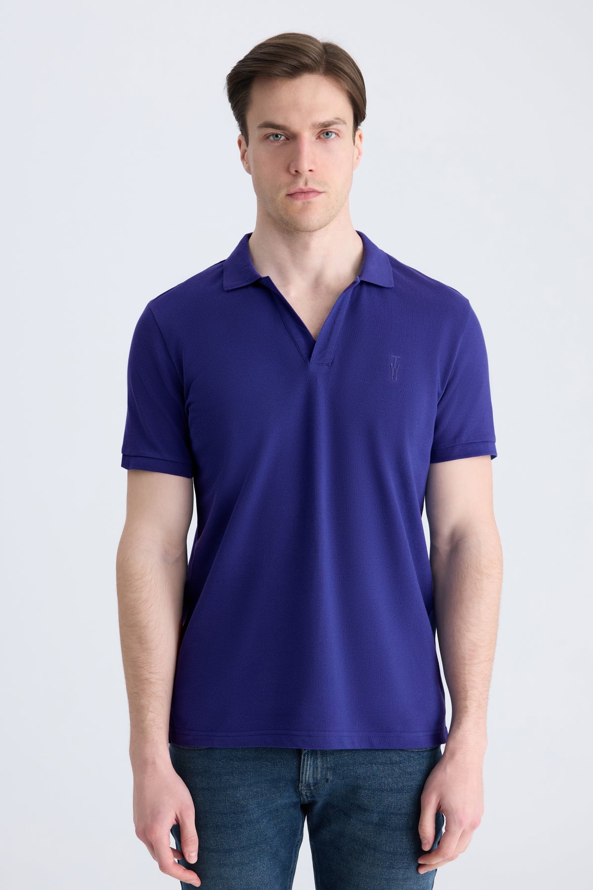 TRICOU SLIM FIT TWN  - Albastru