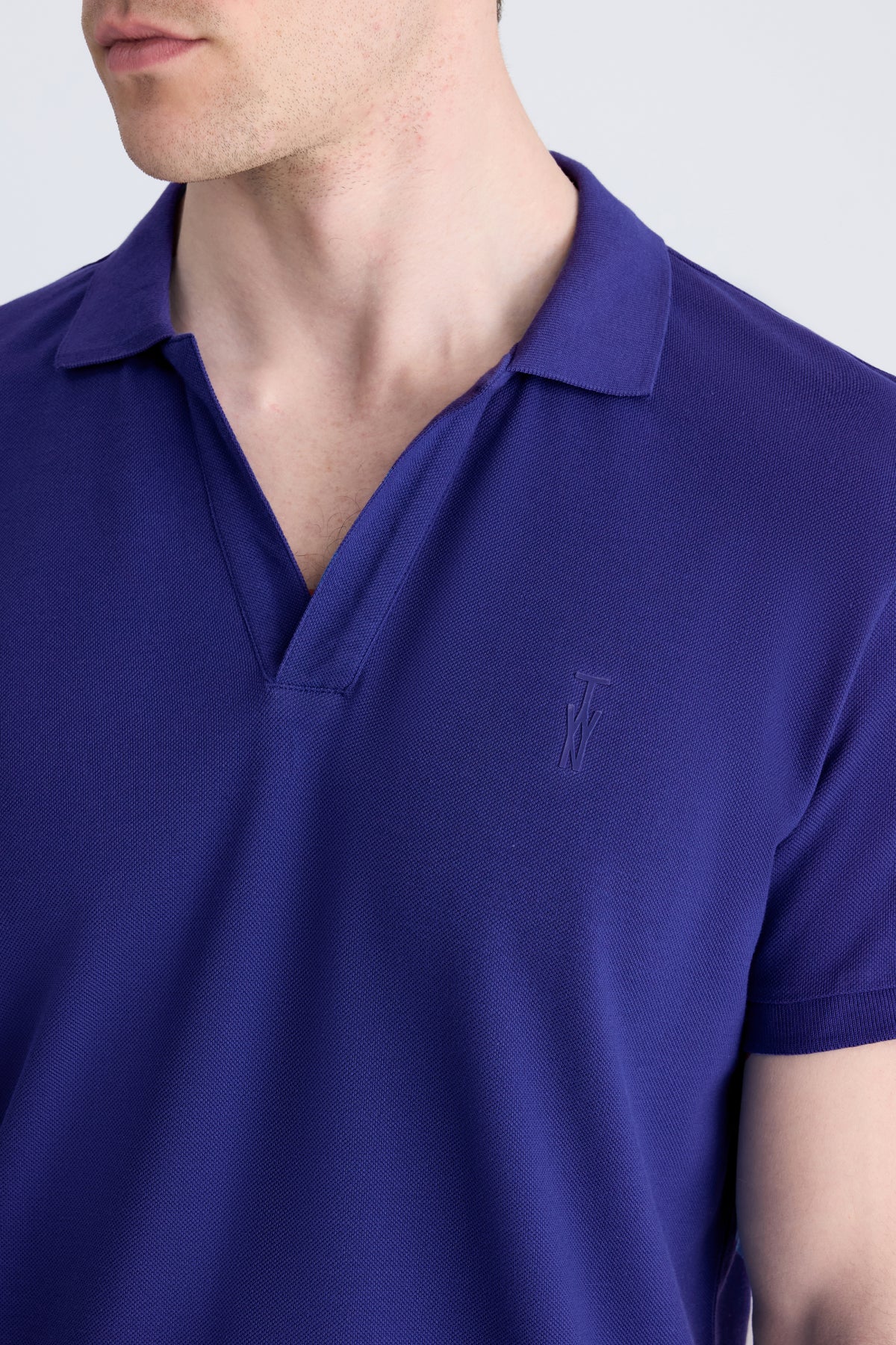 TRICOU SLIM FIT TWN  - Albastru