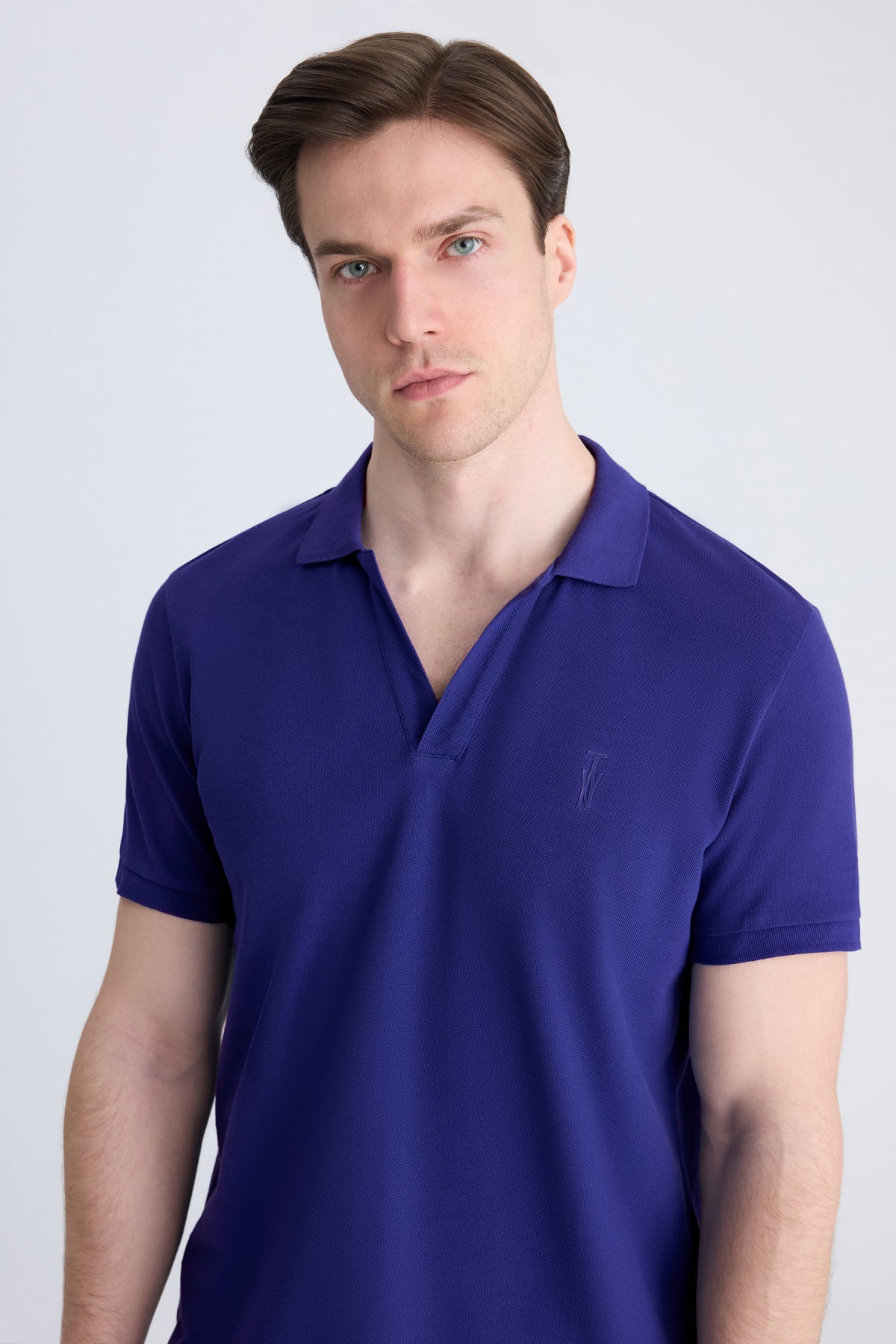 TRICOU SLIM FIT TWN  - Albastru