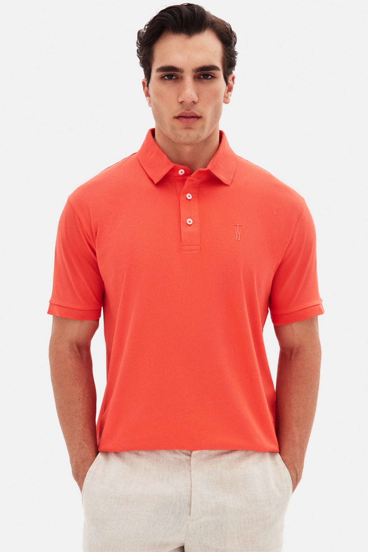 TRICOU SLIM FIT TWN  - Coral