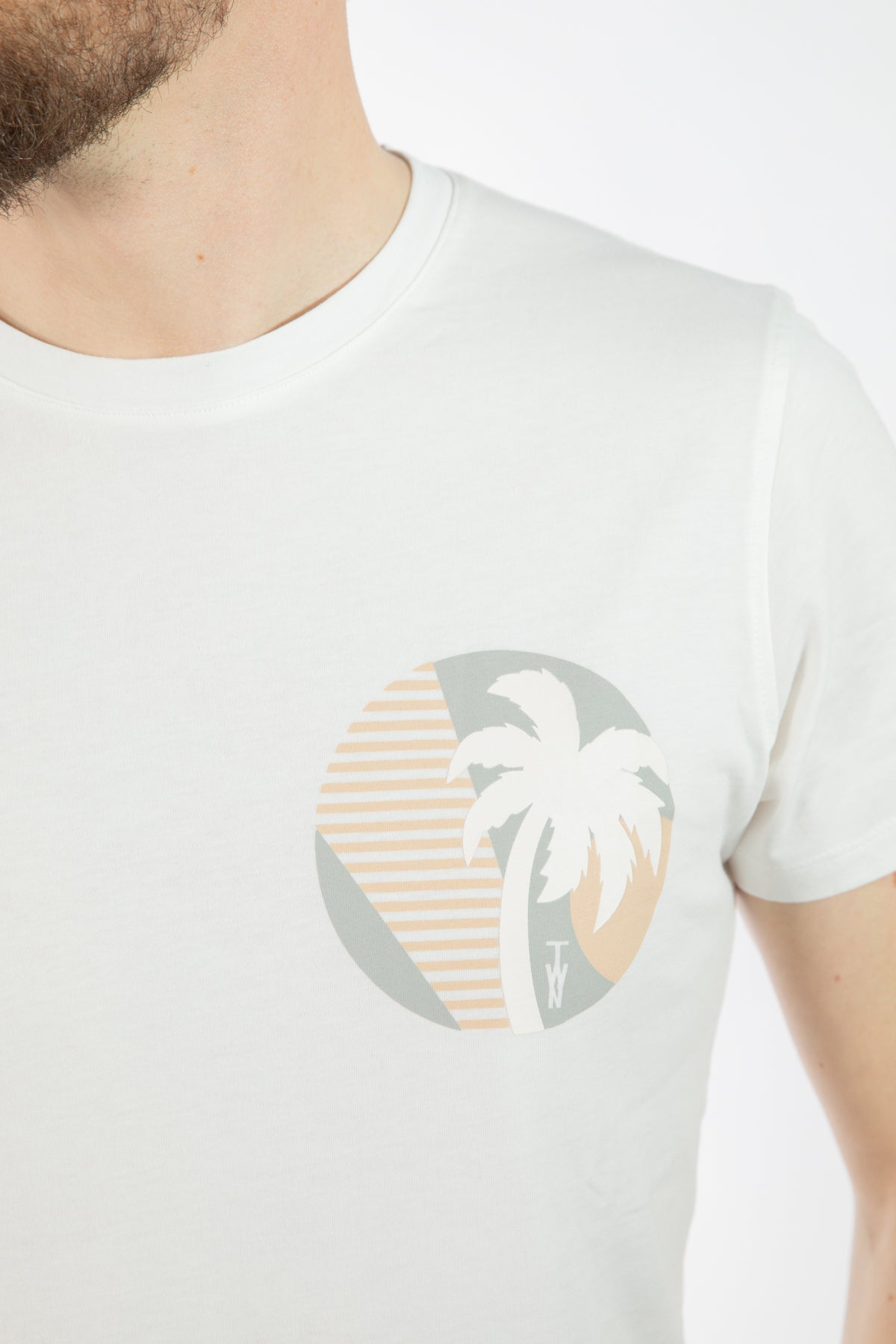 TRICOU SLIM FIT TWN  - Ecru
