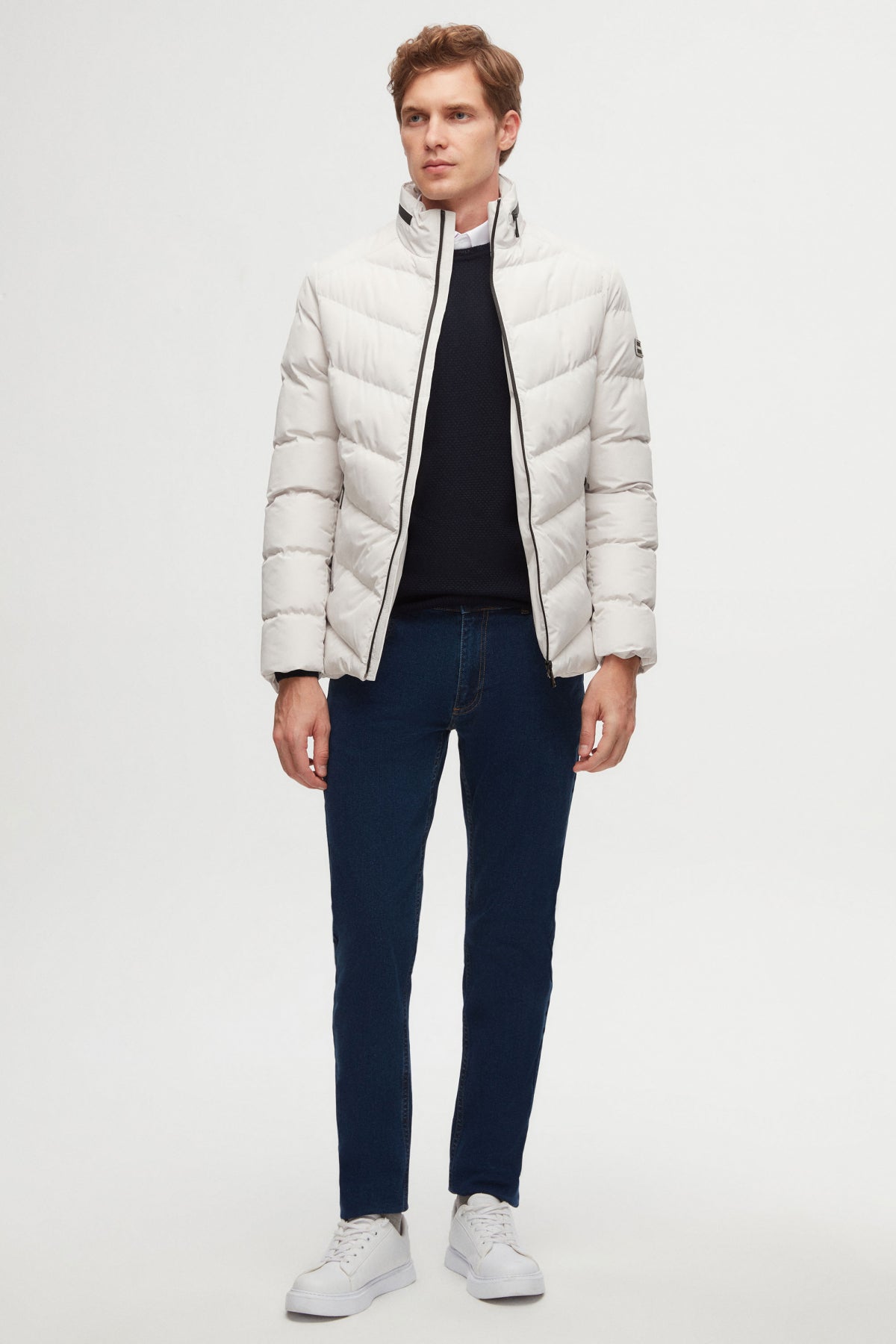 GEACA SLIM FIT TWN  - Ecru