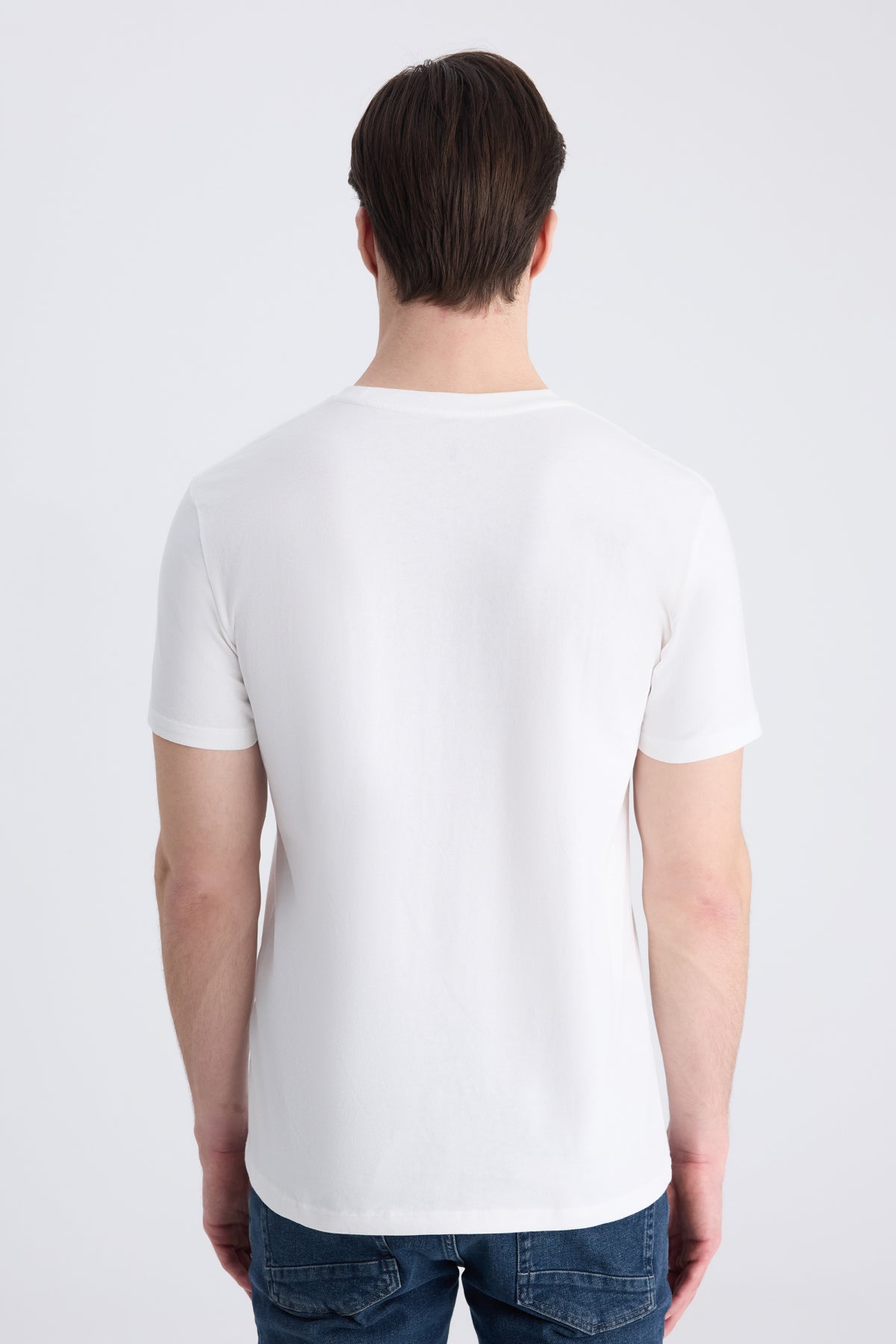TRICOU SLIM FIT TWN  - Ecru