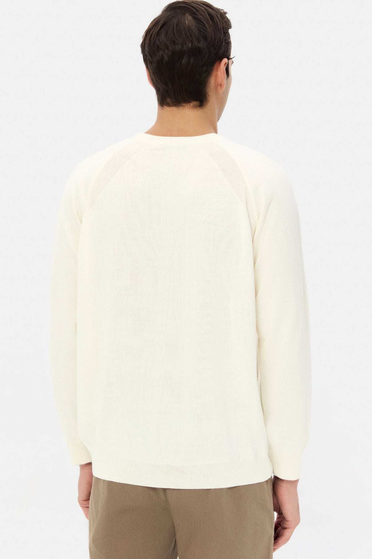 PULOVER SLIM FIT TWN  - Ecru