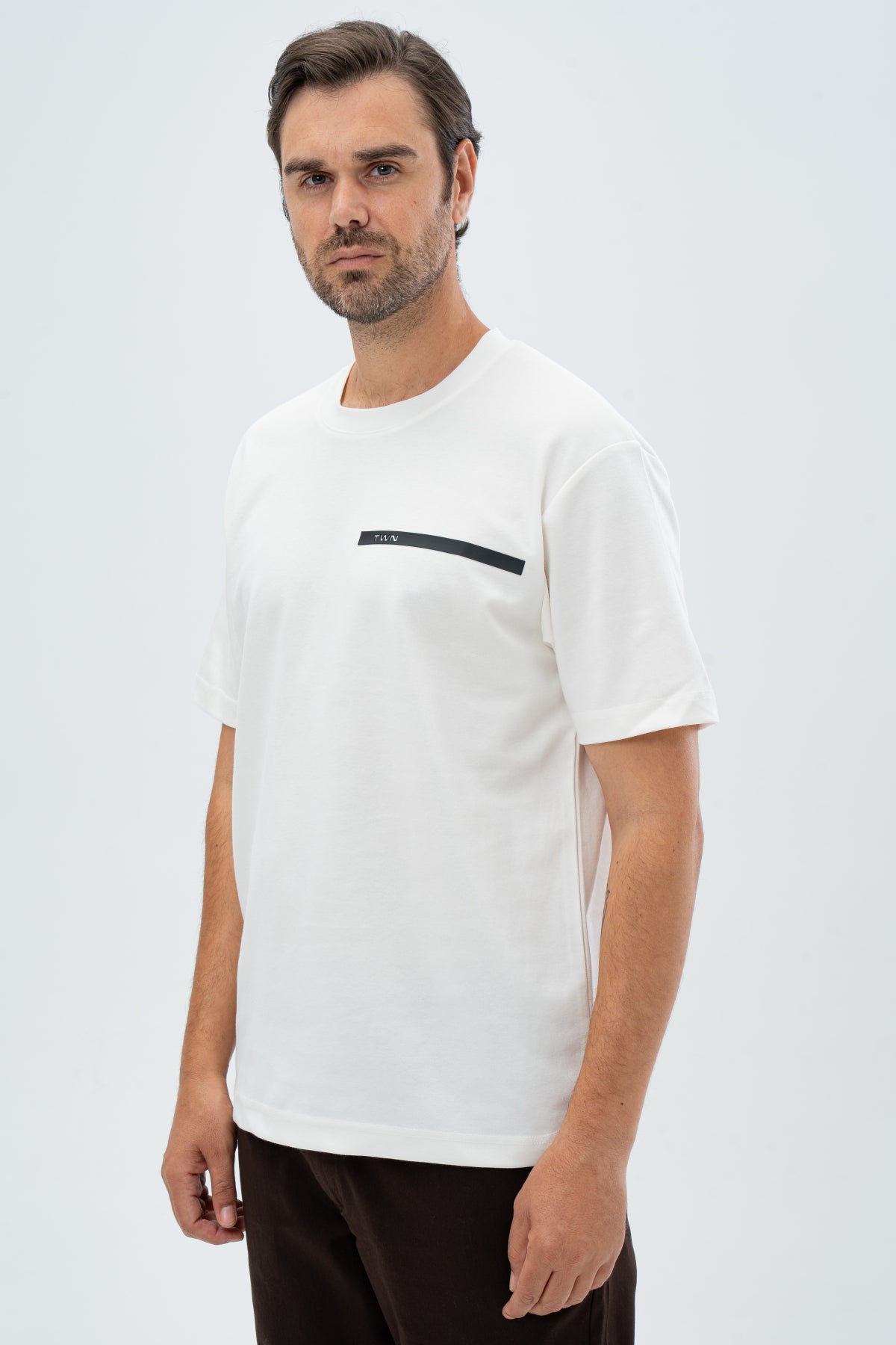 TRICOU RELAXED FIT TWN  - Ecru