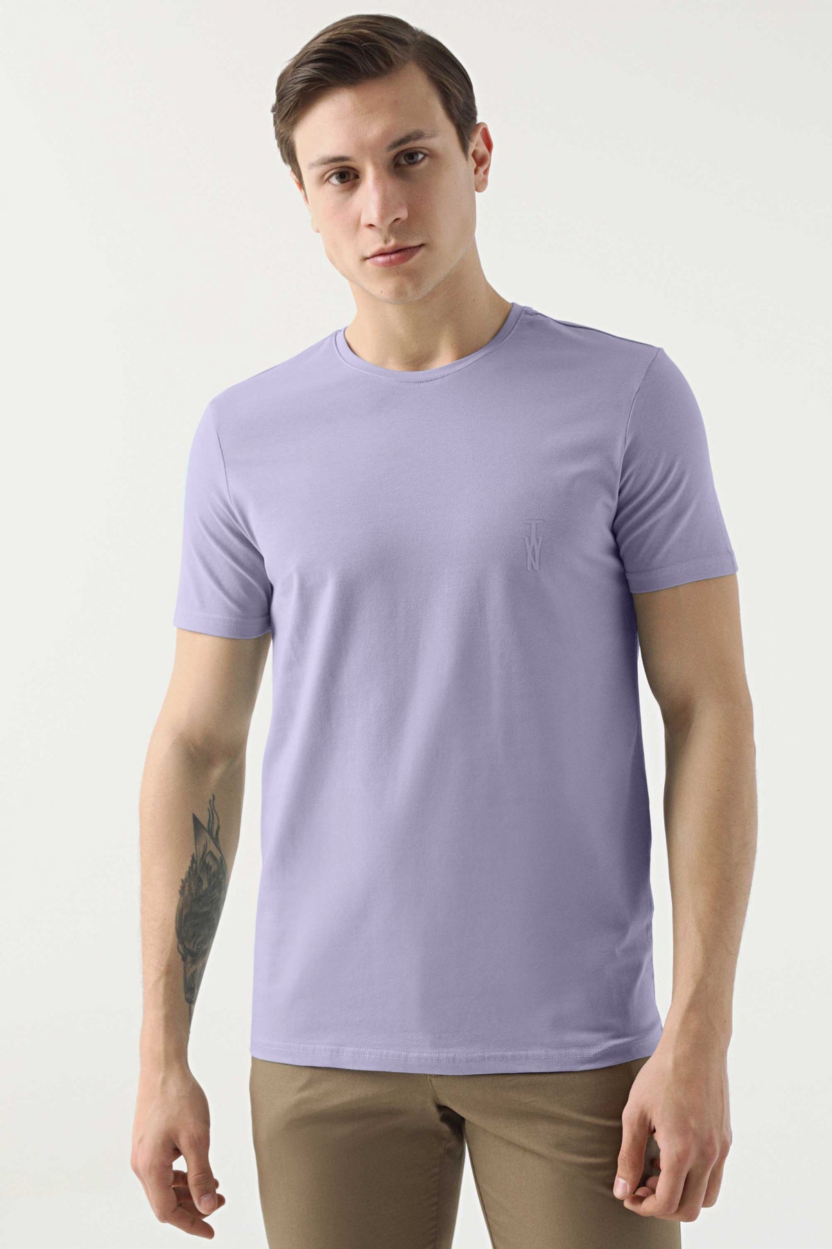 TRICOU SLIM FIT TWN  - Liliac Galactic