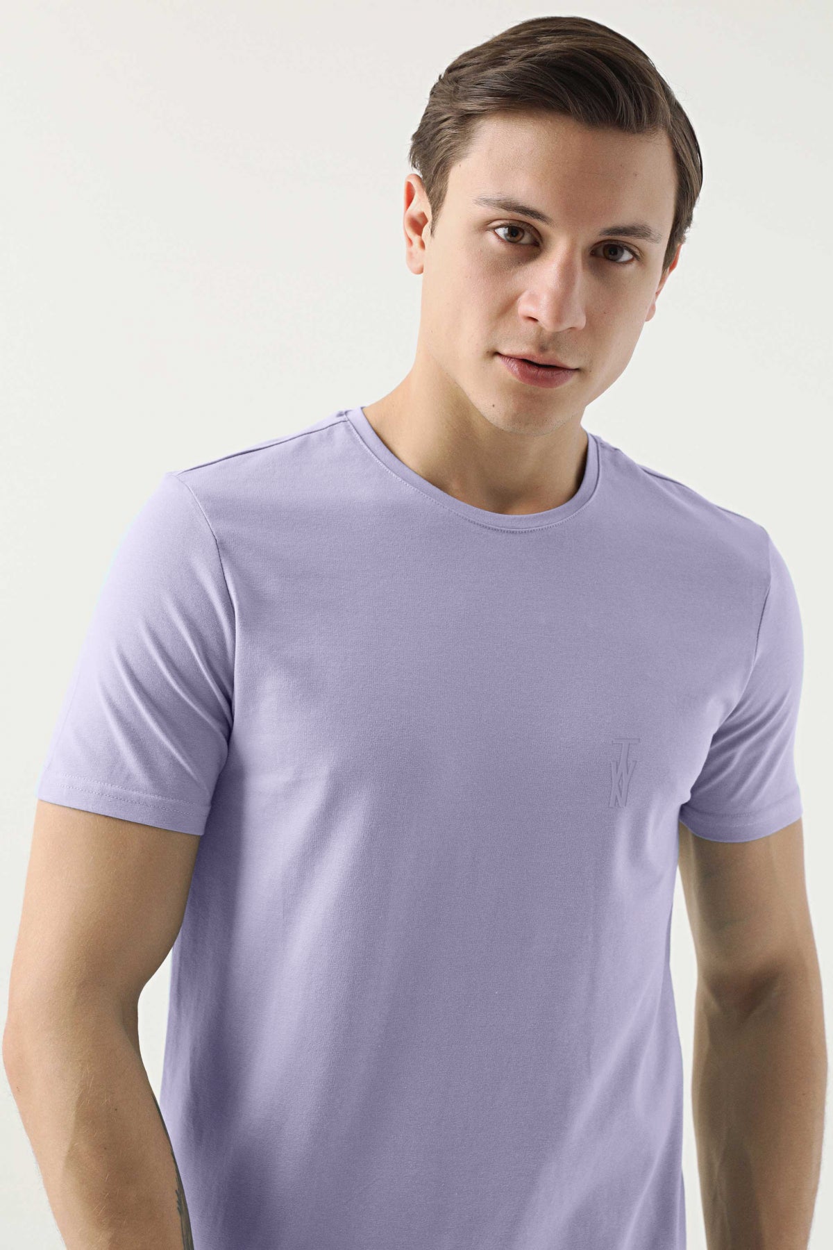 TRICOU SLIM FIT TWN  - Liliac Galactic