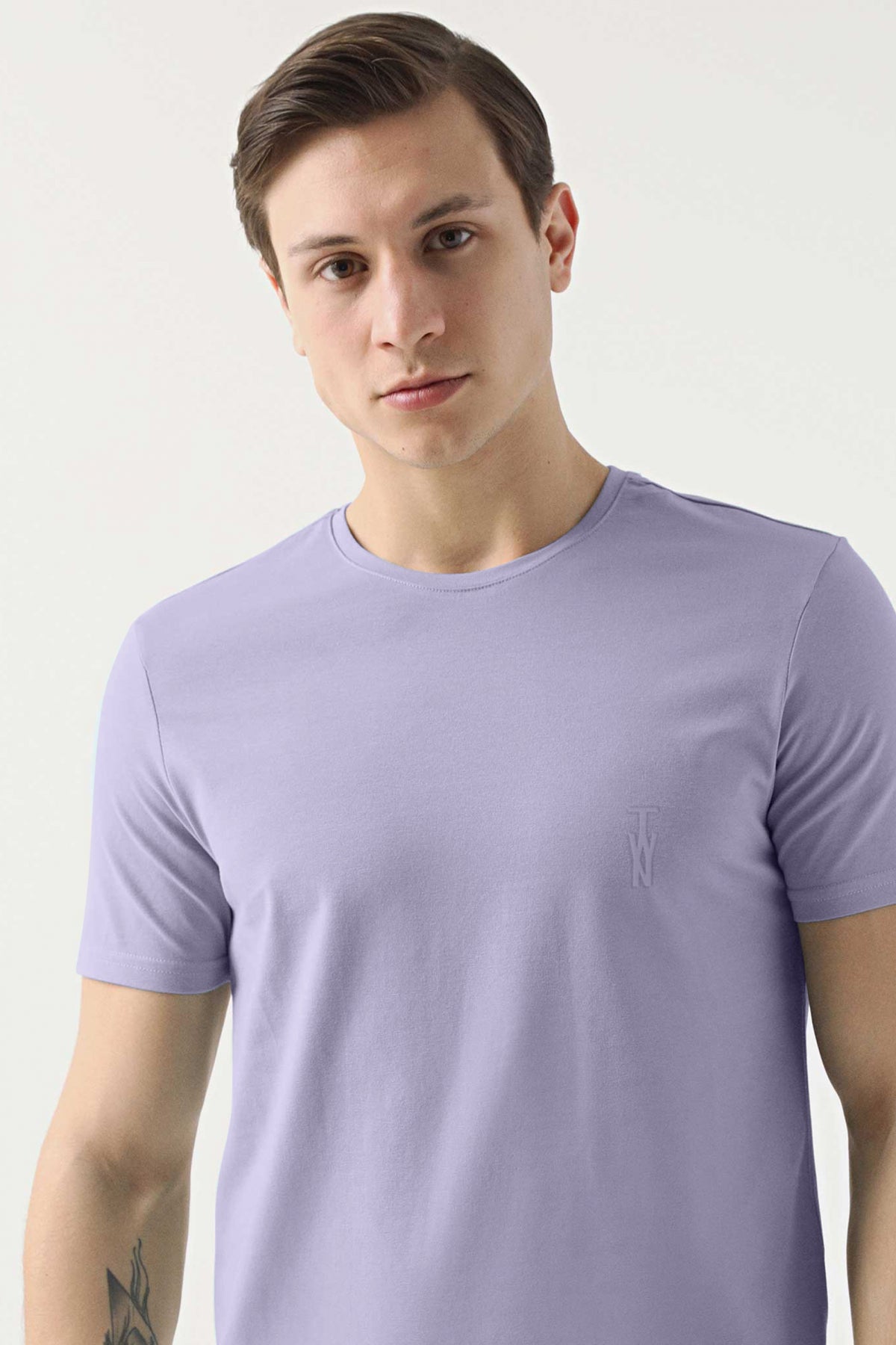 TRICOU SLIM FIT TWN  - Liliac Galactic
