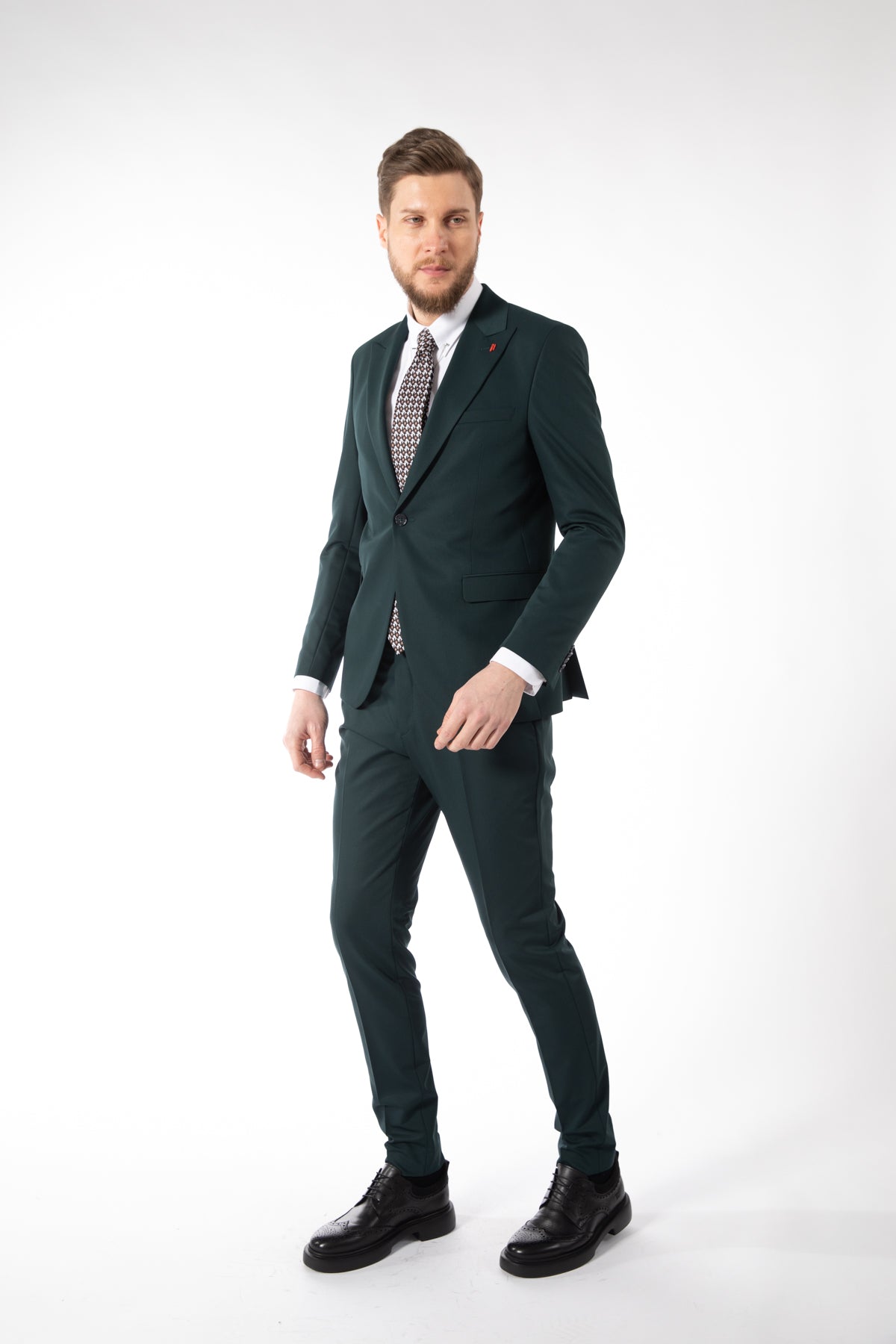 COSTUM SLIM FIT  TWN  - Verde