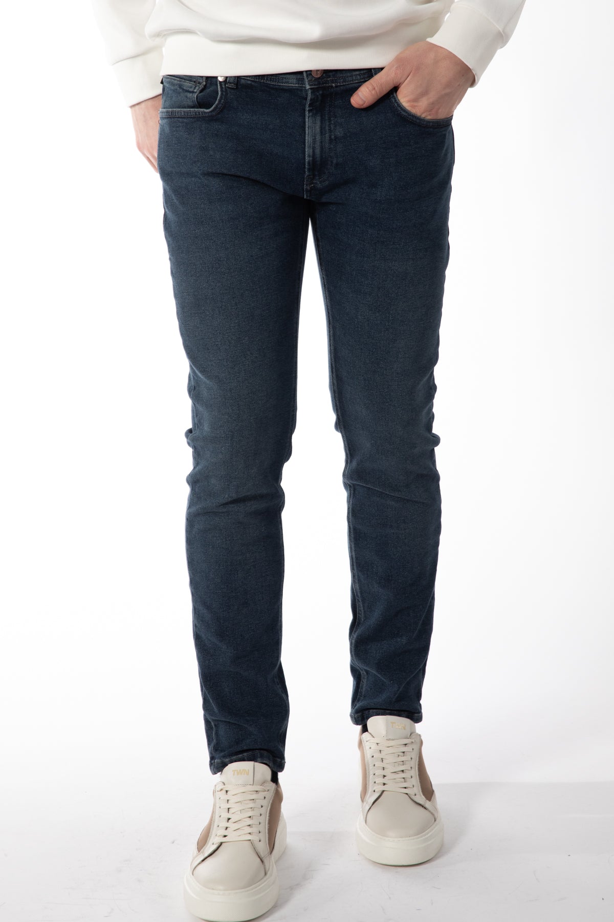 BLUGISTRI SLIM FIT TWN  - Indigo