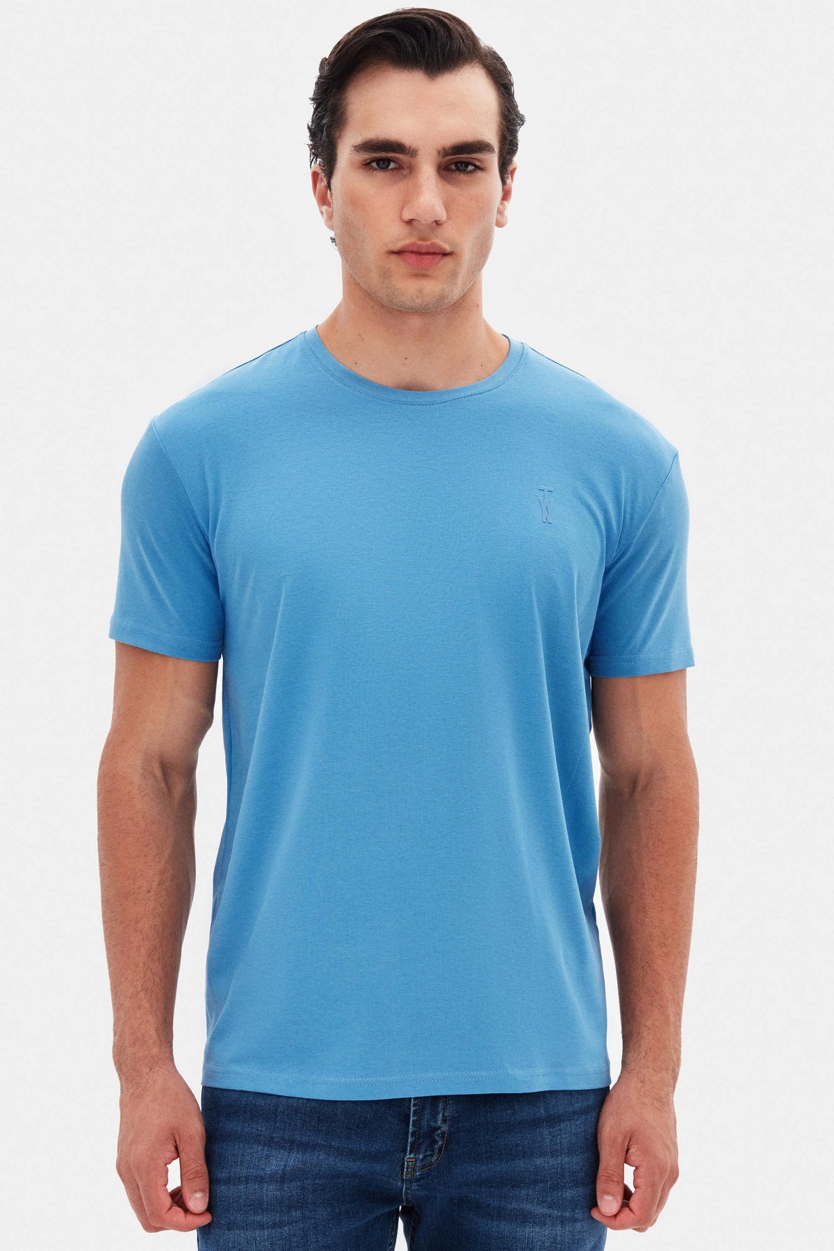TRICOU SLIM FIT TWN  - Albastru