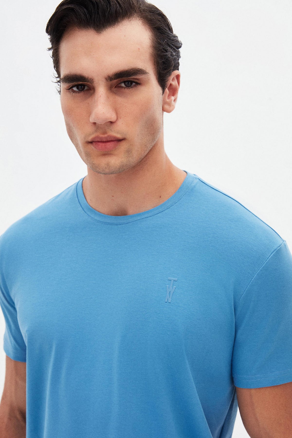 TRICOU SLIM FIT TWN  - Albastru