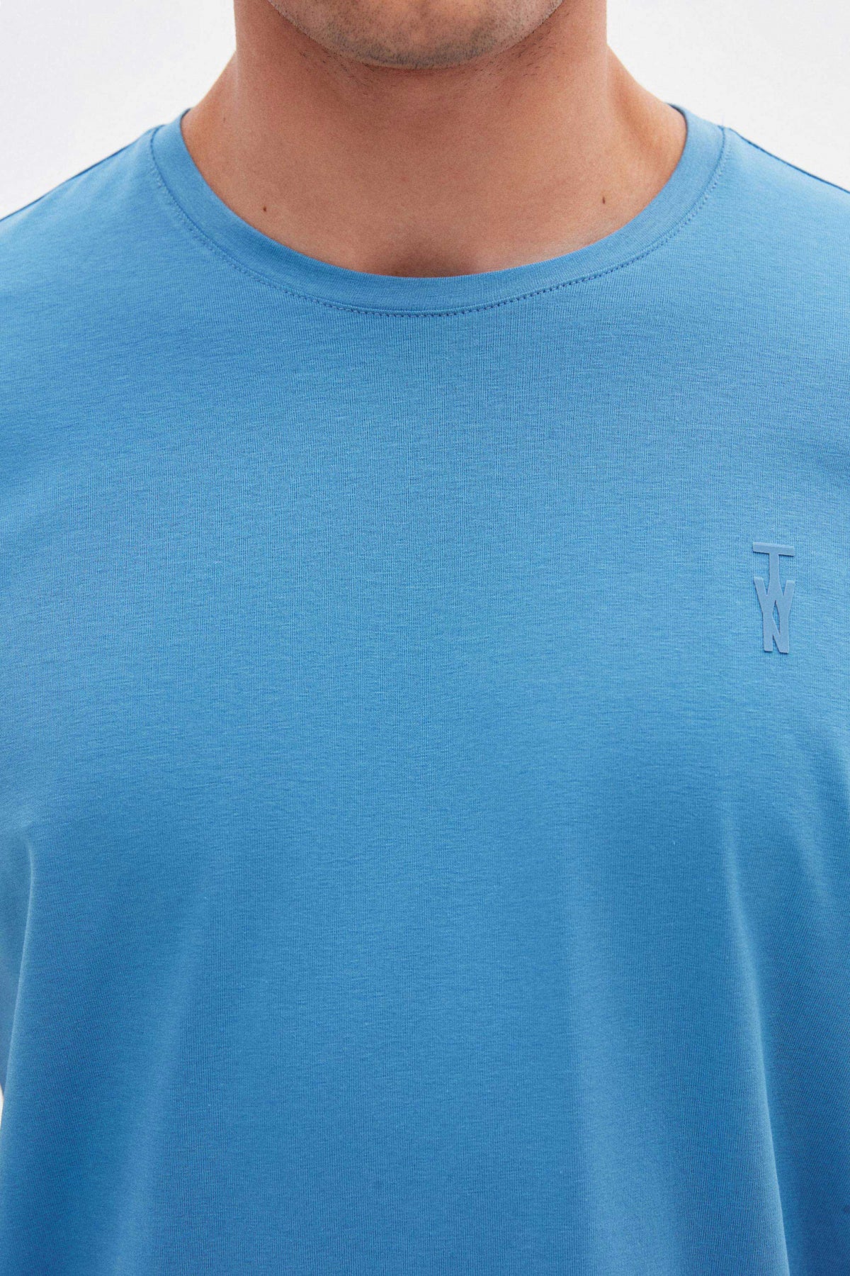 TRICOU SLIM FIT TWN  - Albastru