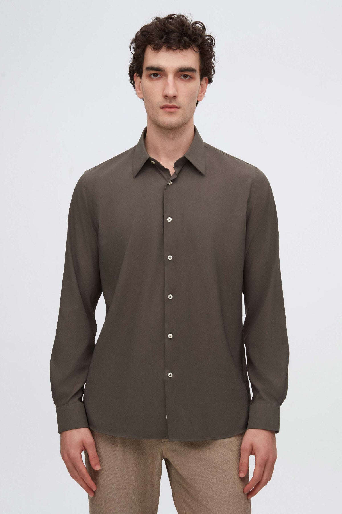 CAMASA SLIM FIT TWN  - Kaki