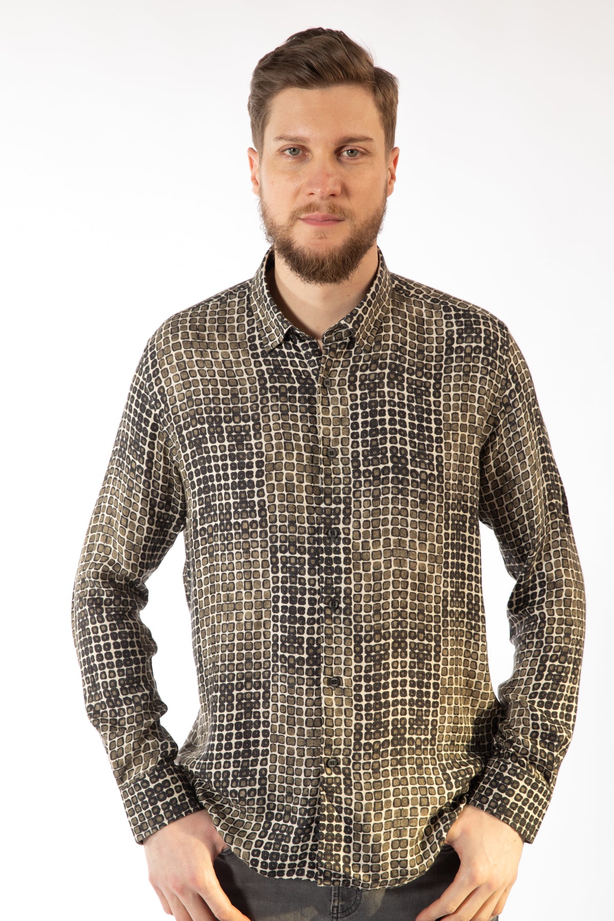 CAMASA CASUAL  SLIM FIT TWN  - Culoare Mixtă