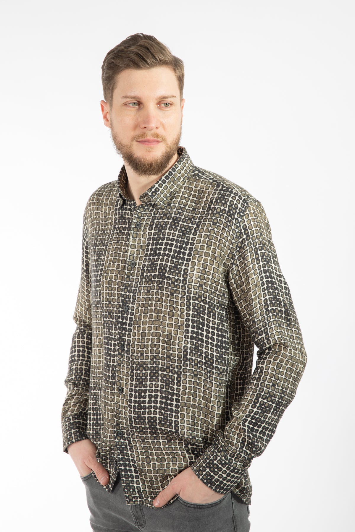 CAMASA CASUAL  SLIM FIT TWN  - Culoare Mixtă