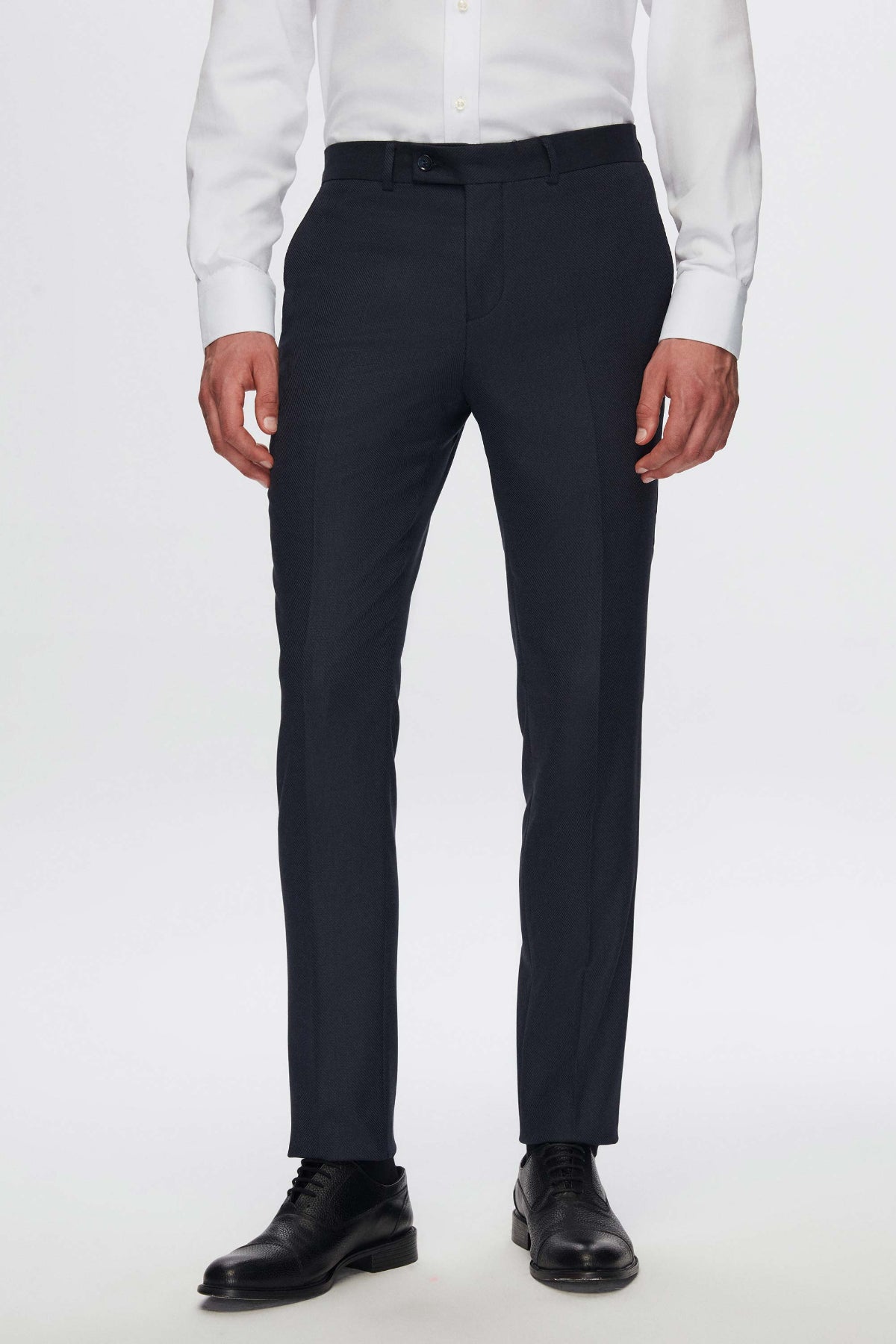 PANTALONI SLIM FIT TWN  - Bleumarin