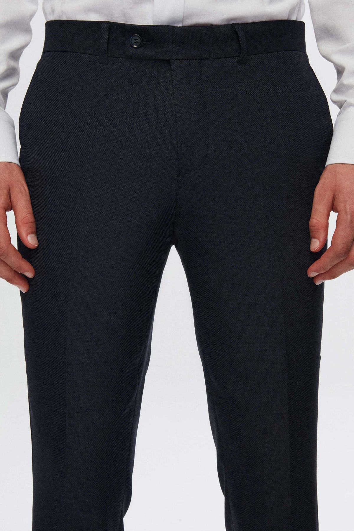 PANTALONI SLIM FIT TWN  - Bleumarin
